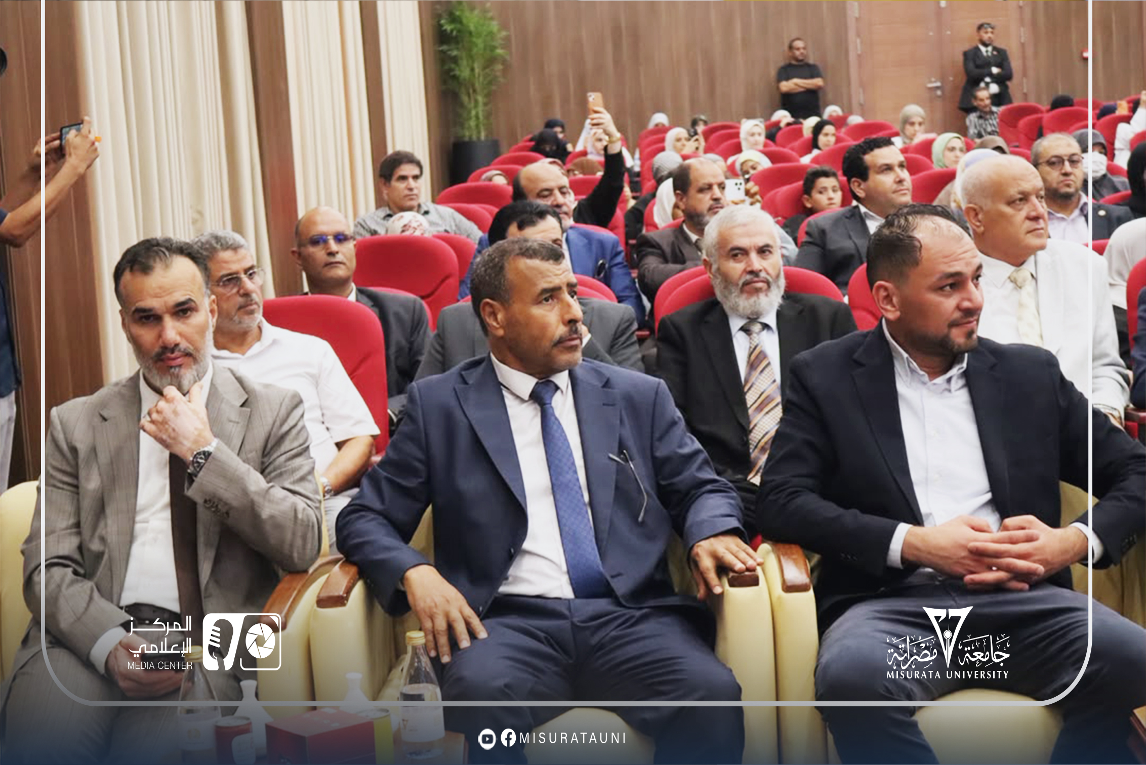جامعة مصراتة تفتتح عددًا من المدرجات الدراسية وتكرّم الدفعة الثانية من حملة الإجازة الدقيقة (الدكتوراه)
