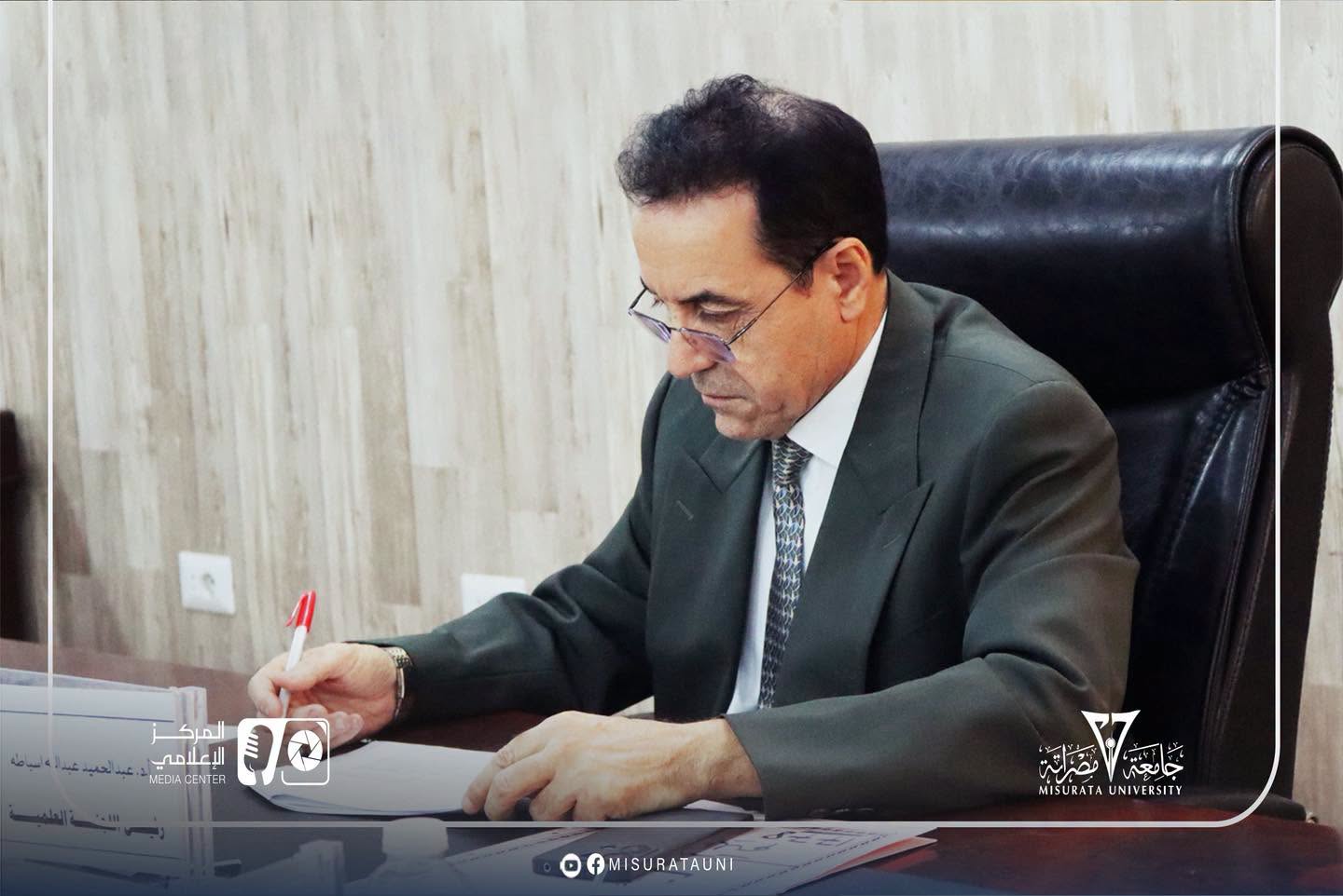 لجنة شؤون أعضاء هيئة التدريس بجامعة مصراتة تعقد اجتماعها العادي الأول للعام الجامعي 2026/2027