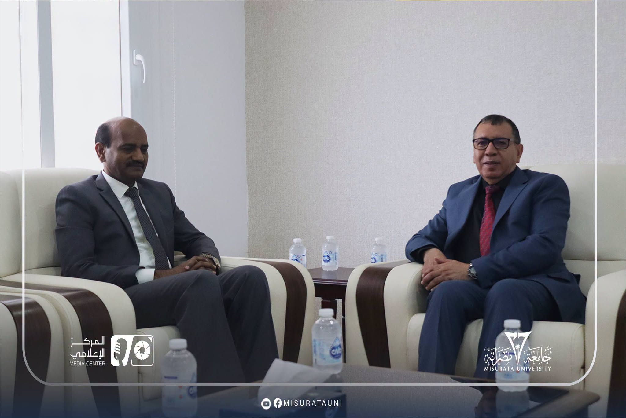 سفير جمهورية الهند يزور جامعة مصراتة لبحث سبل التعاون الأكاديمي والعلمي