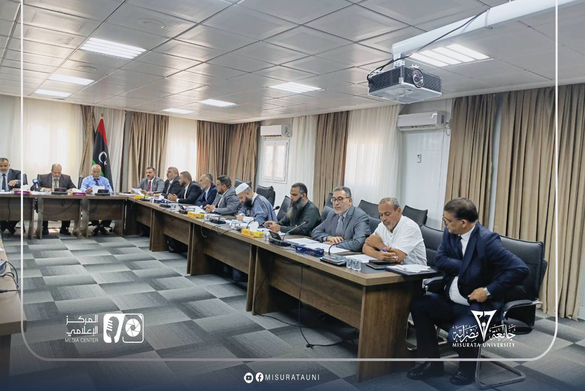 مدير إدارة أعضاء هيئة التدريس بجامعة مصراتة يشارك في اجتماع إدارة شؤون الجامعات بوزارة التعليم العالي والبحث العلمي