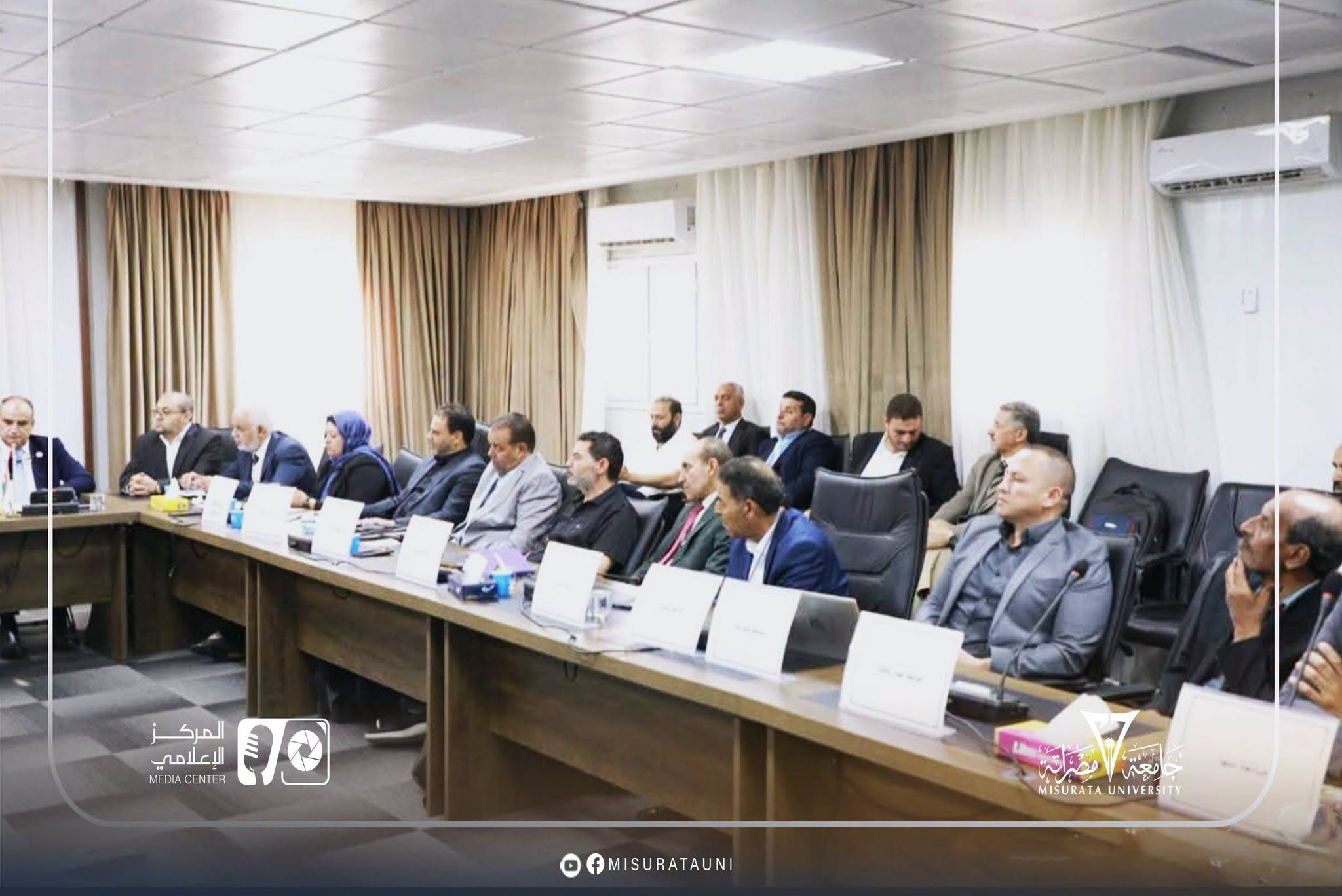 جامعة مصراتة تشارك في اجتماع شركاء مشروع «أرمونيا» بطرابلس