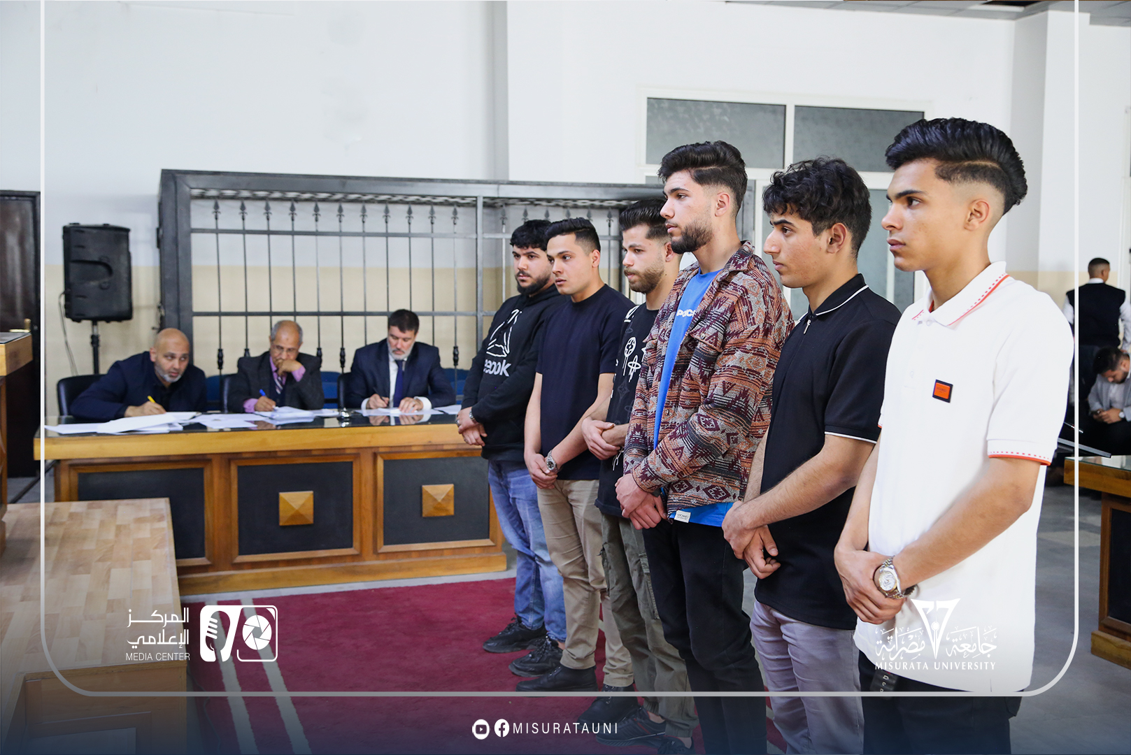 The First Edition of the Moot Court at the Misrata Courthouse Complex, Organized by the Misrata University Law Alumni Association
width=