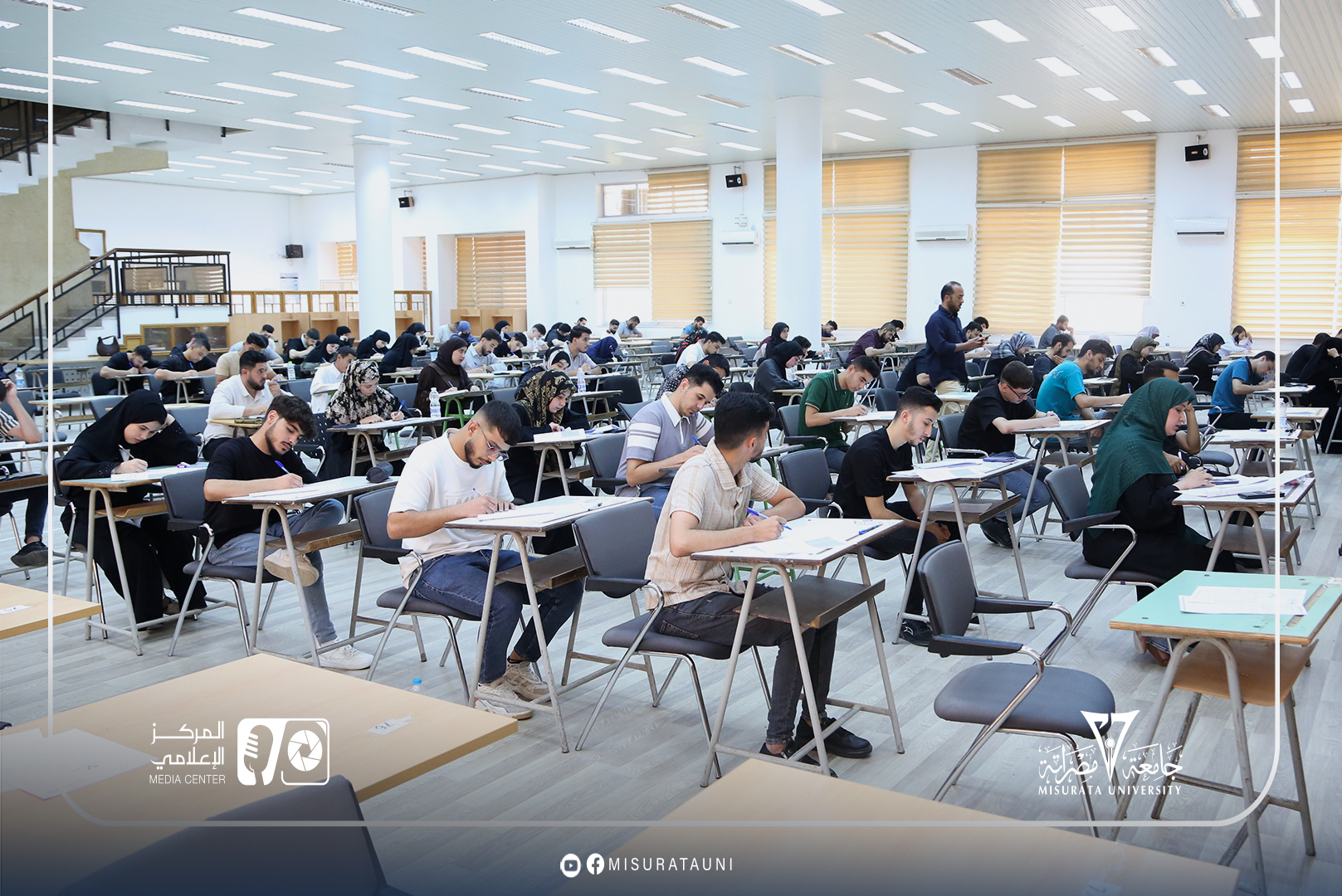 انطلاق الامتحانات النهائية في كليات جامعة مصراتة