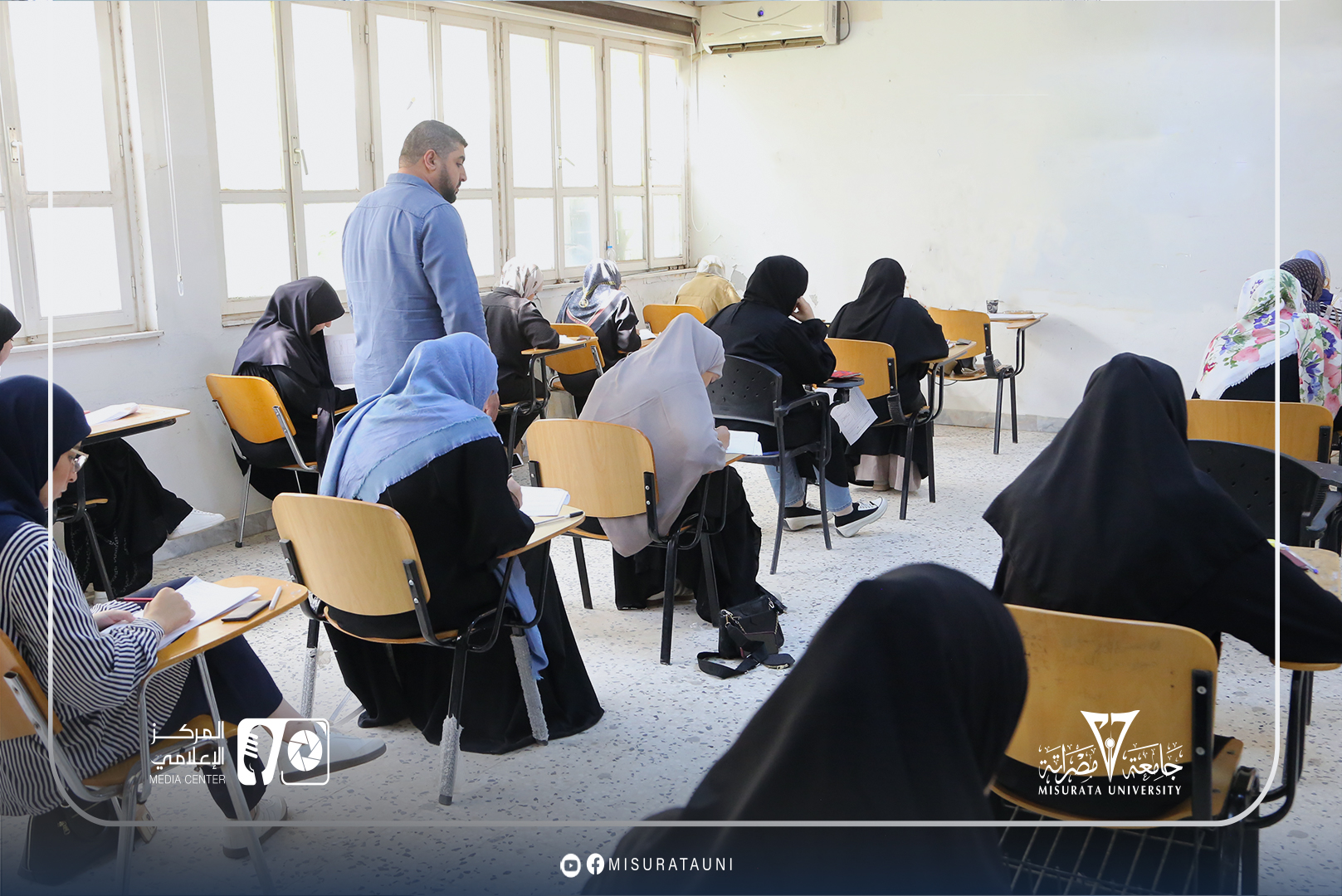 انطلاق الامتحانات النهائية في كليات جامعة مصراتة
