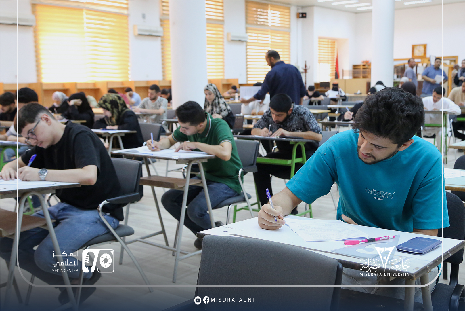 انطلاق الامتحانات النهائية في كليات جامعة مصراتة