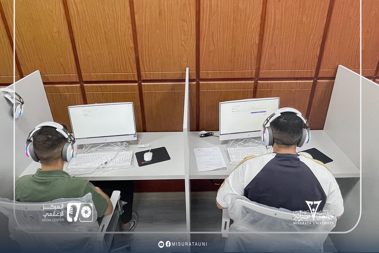 تنظيم أول امتحان APTIS بكلية الآداب – جامعة مصراتة