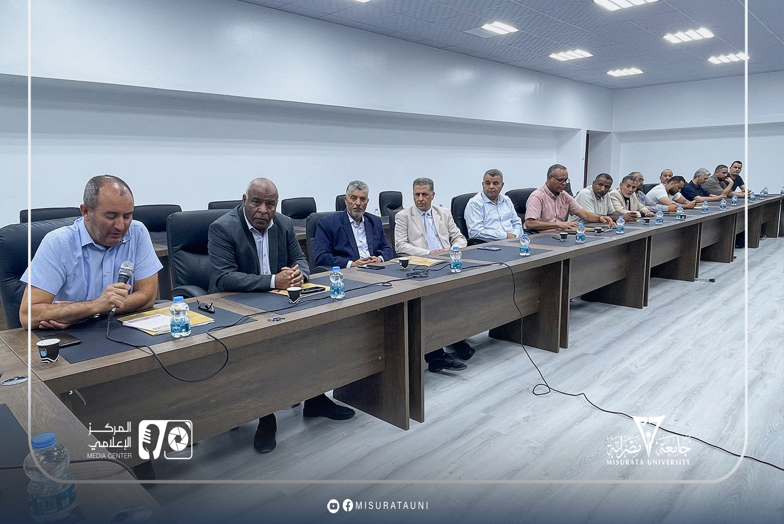الاجتماع الختامي لفريق التدقيق بكلية الهندسة – جامعة مصراتة