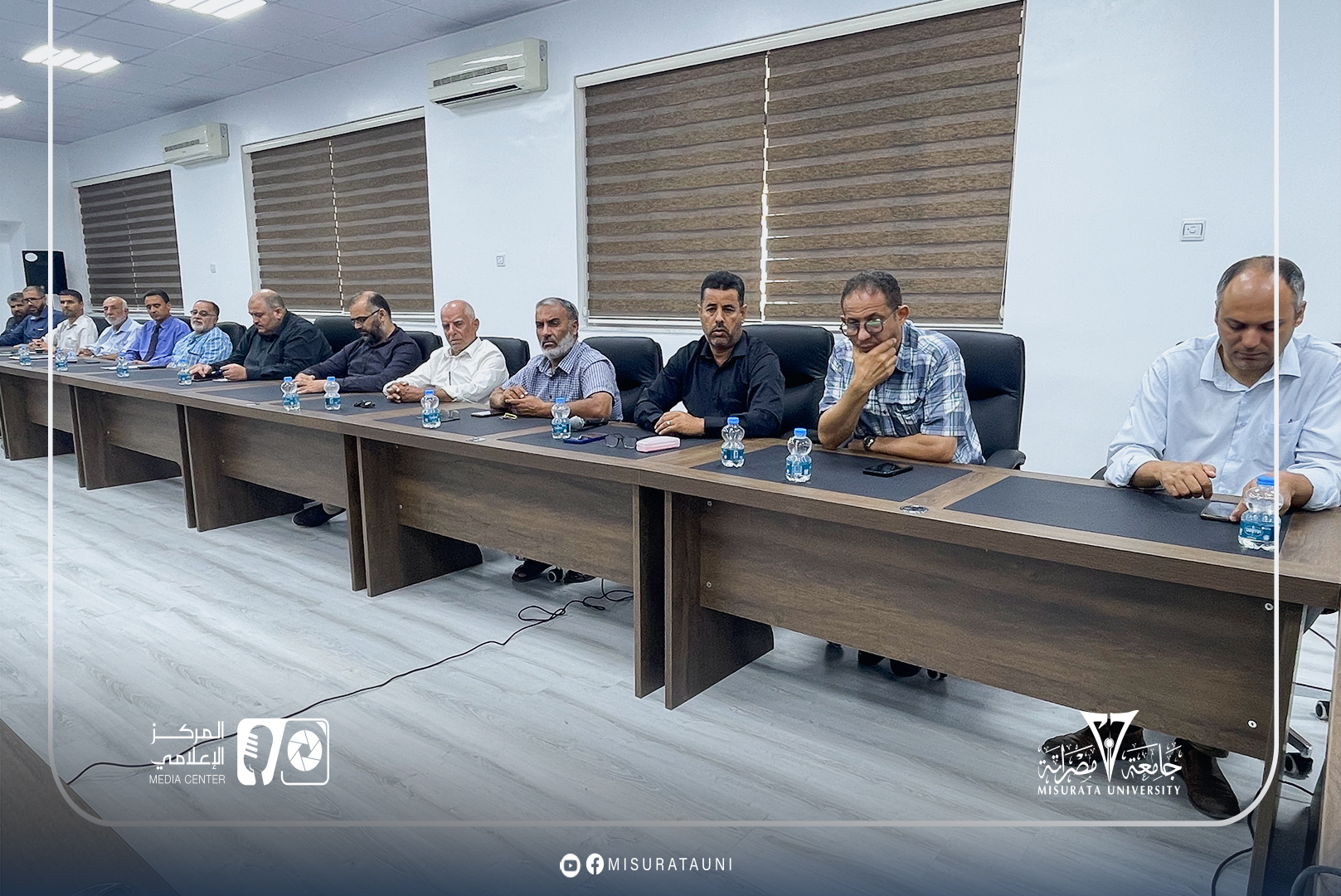 الاجتماع الختامي لفريق التدقيق بكلية الهندسة – جامعة مصراتة