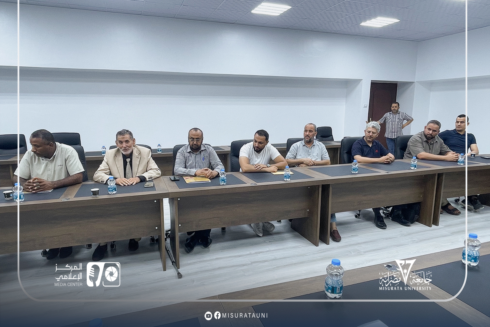 الاجتماع الختامي لفريق التدقيق بكلية الهندسة – جامعة مصراتة