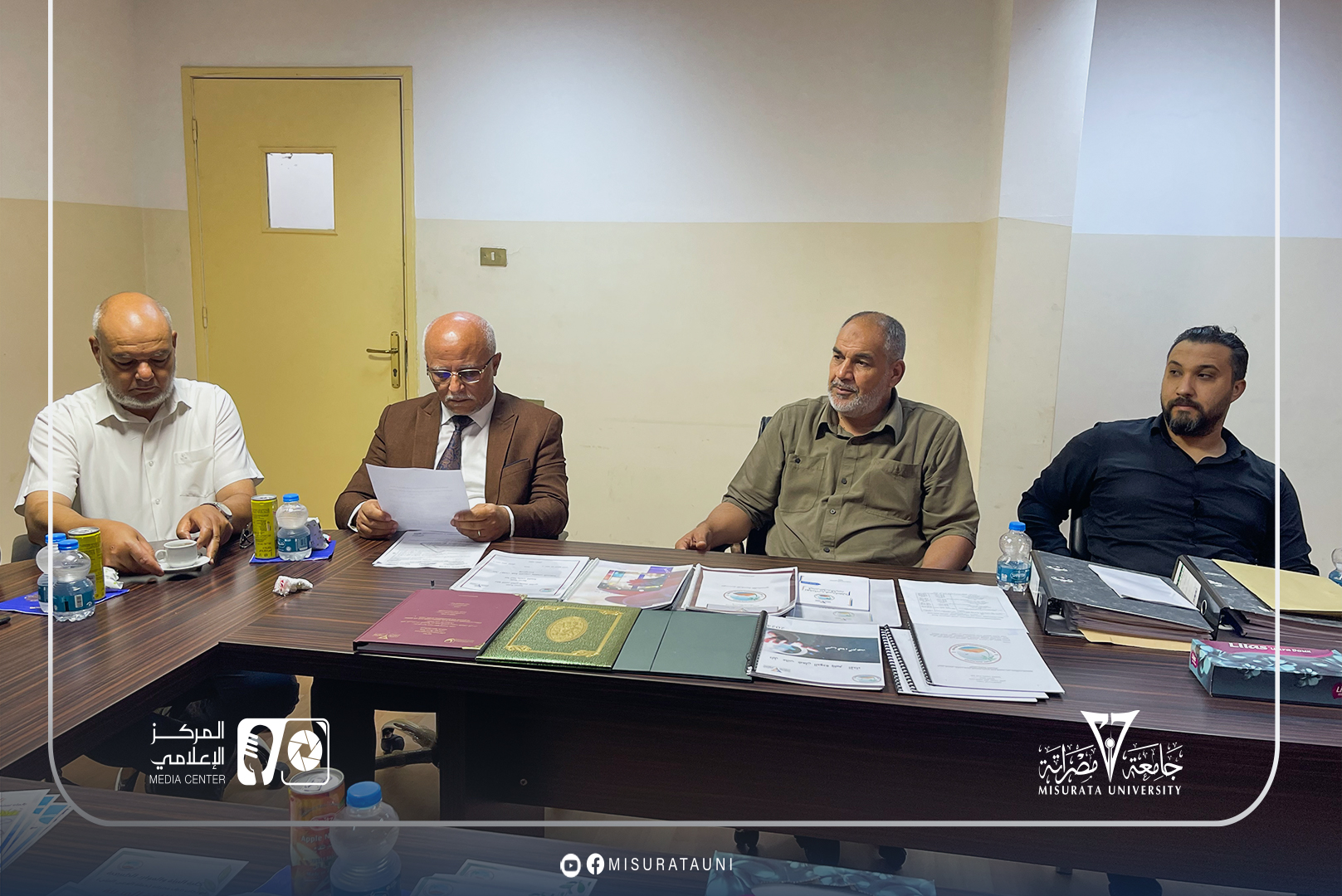 كلية البيئة والموارد الطبيعية تستقبل فريق التدقيق من المركز الوطني لضمان الجودة