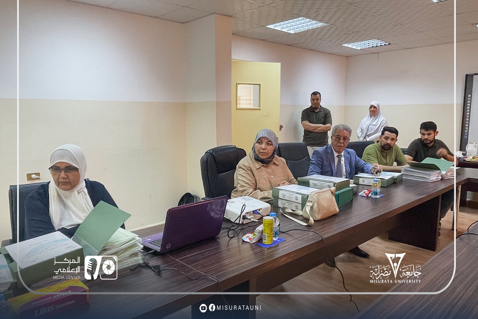 كلية البيئة والموارد الطبيعية تستقبل فريق التدقيق من المركز الوطني لضمان الجودة