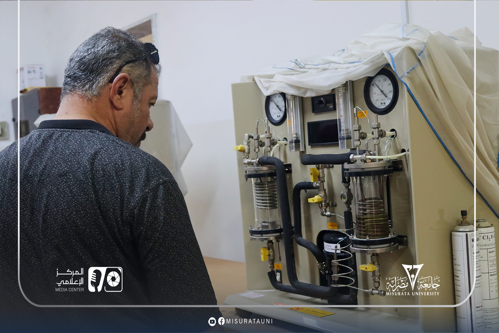 كلية الهندسة تستقبل فريقًا من الشركة الليبية للحديد والصلب