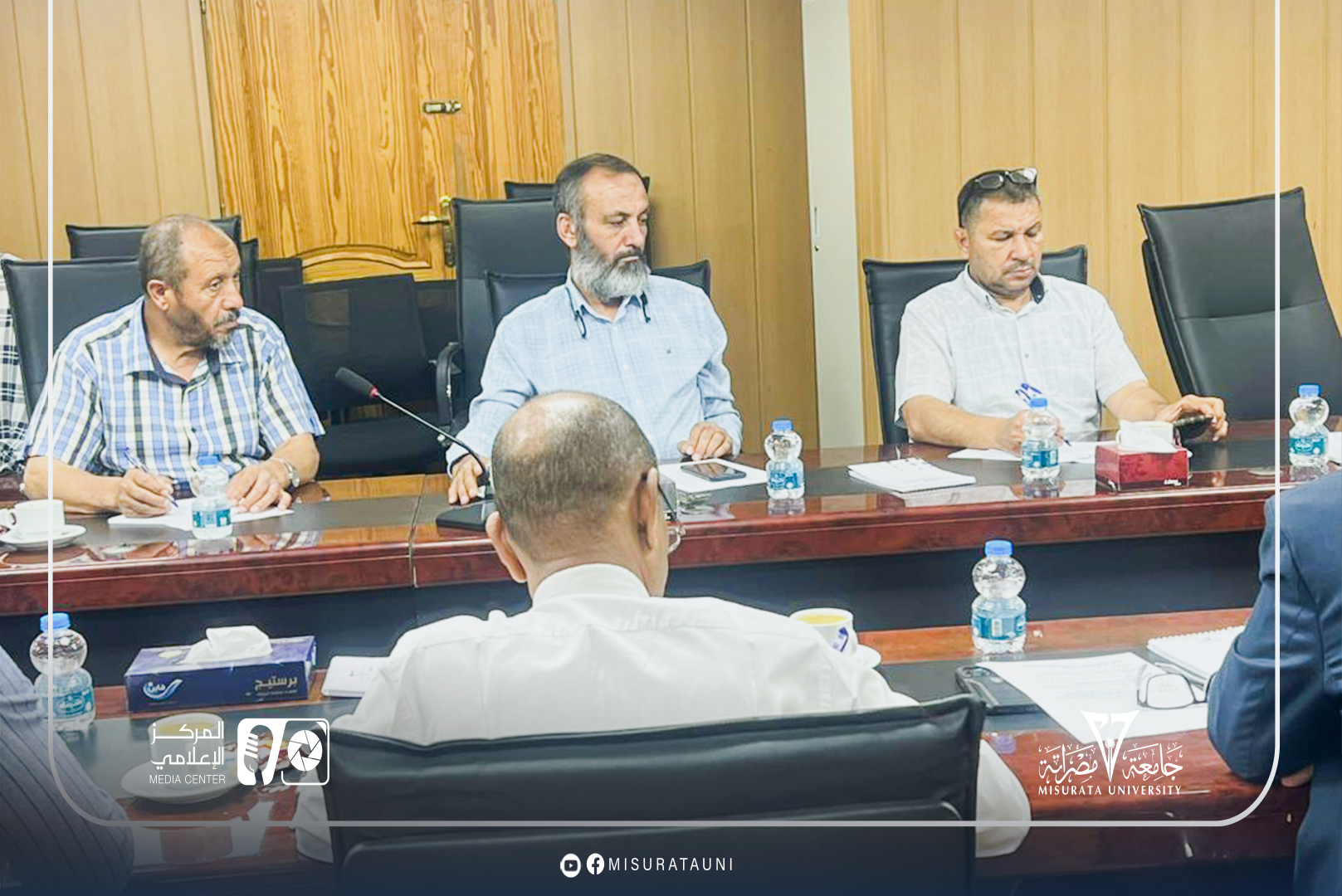 اجتماع لجنة الدراسات العليا بجامعة مصراتة