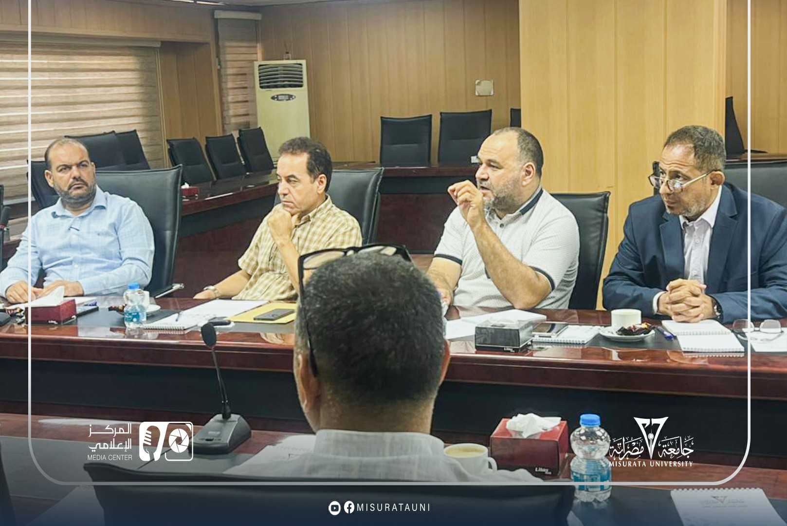 اجتماع لجنة الدراسات العليا بجامعة مصراتة
