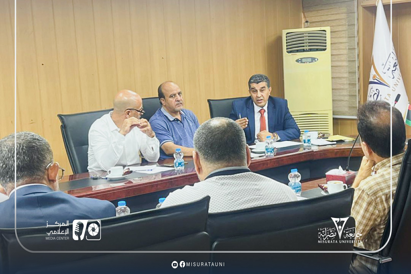 اجتماع لجنة الدراسات العليا بجامعة مصراتة