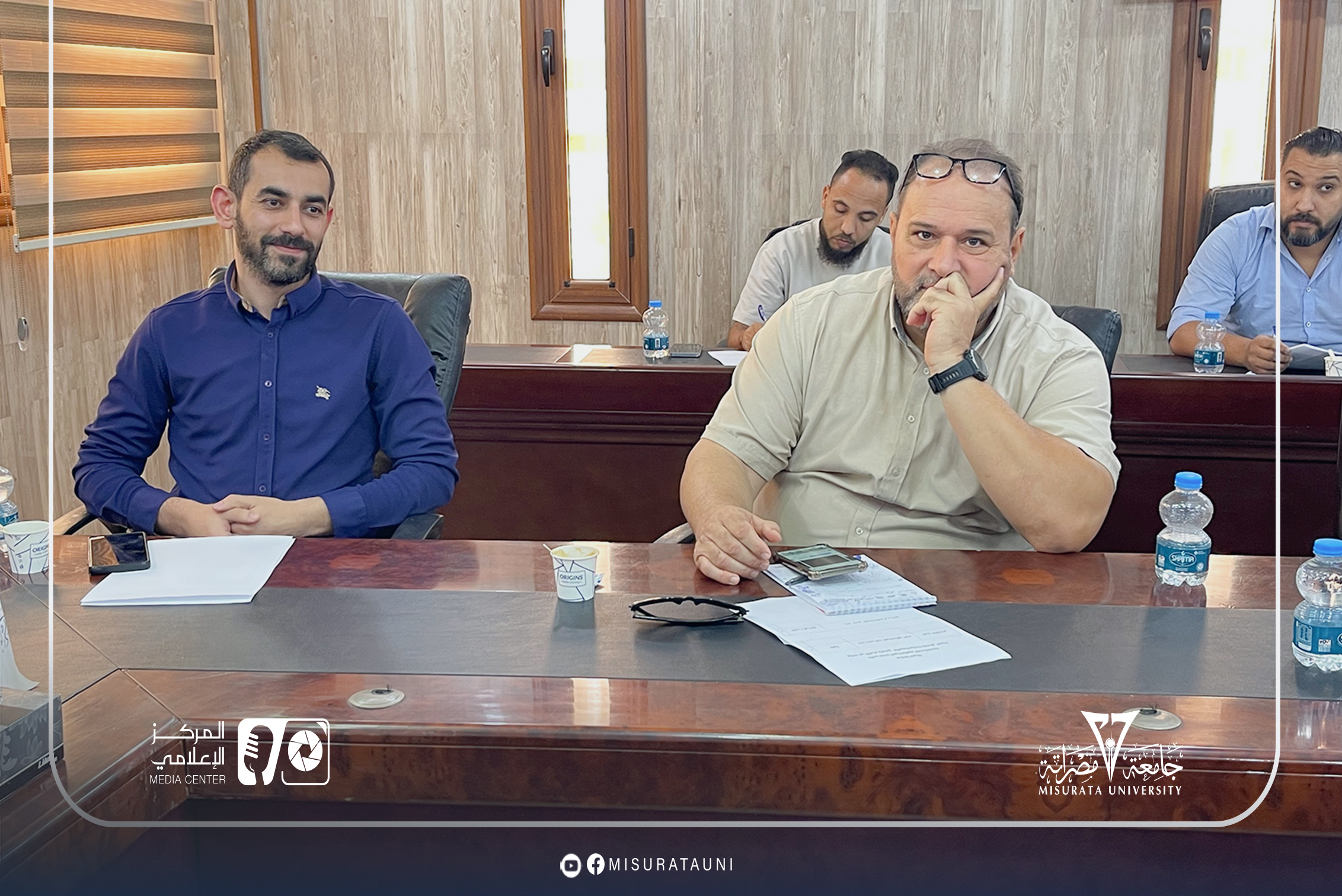 انعقاد الاجتماع الخامس لرؤساء أقسام الجودة وتقييم الأداء بكليات جامعة مصراتة
