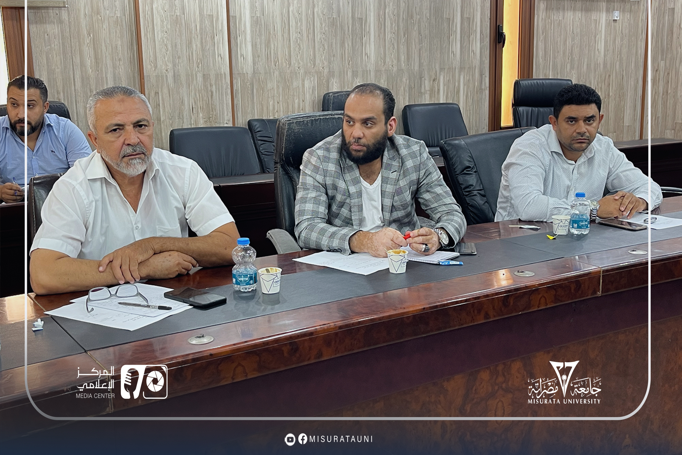 انعقاد الاجتماع الخامس لرؤساء أقسام الجودة وتقييم الأداء بكليات جامعة مصراتة
