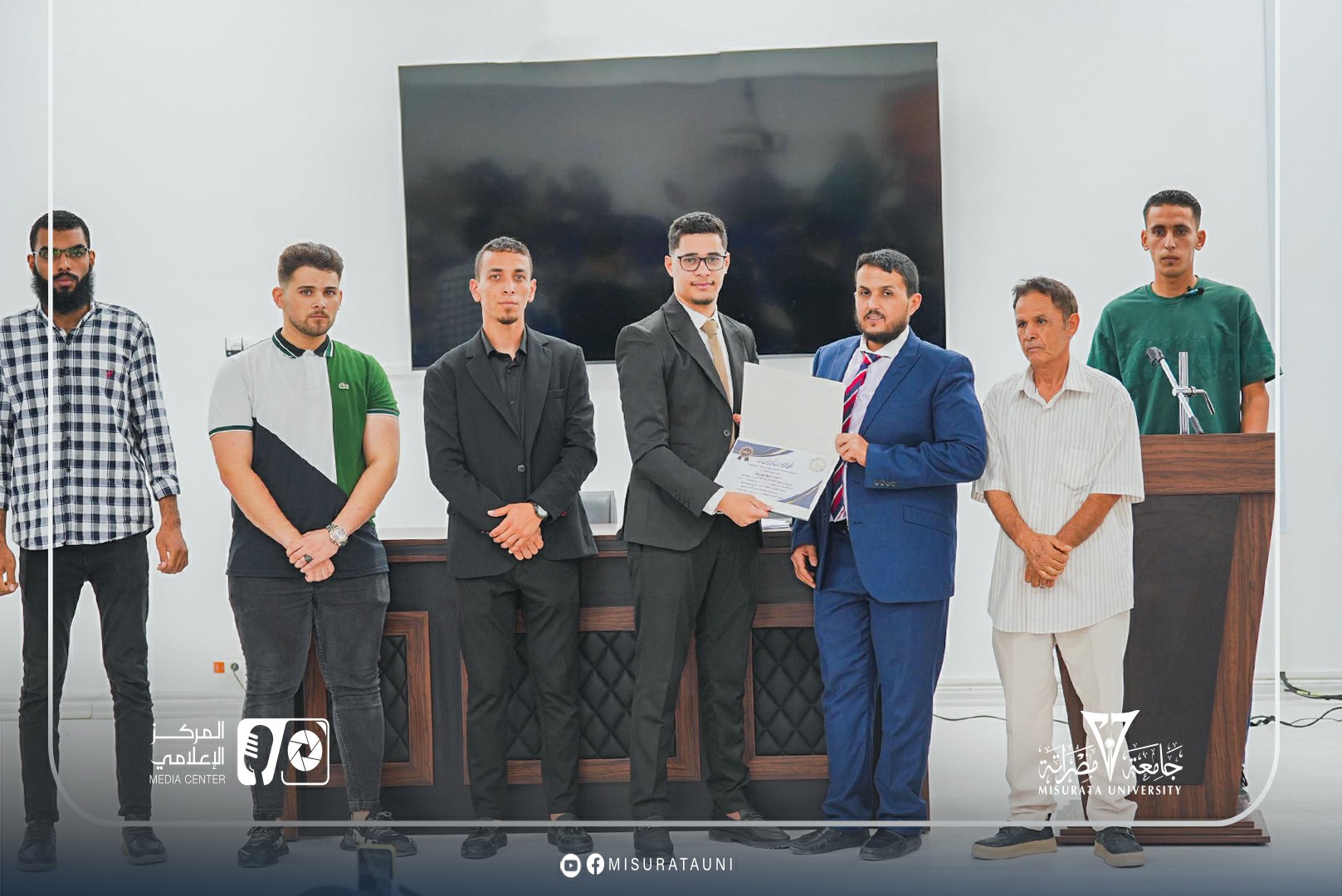 انعقاد الملتقى التعريفي للطلبة الجُدد بكلية الاقتصاد والعلوم السياسية جامعة مصراتة