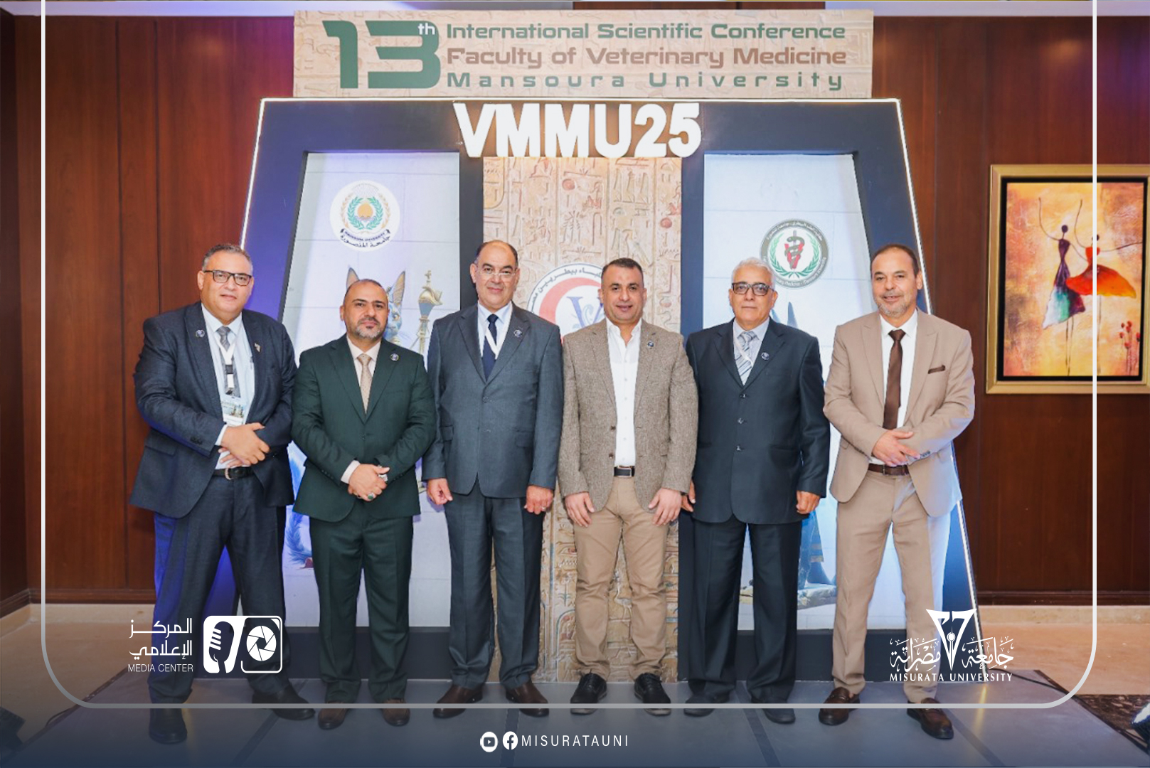 Misurata University participates in enhancing scientific cooperation between Arab veterinary colleges.
width=