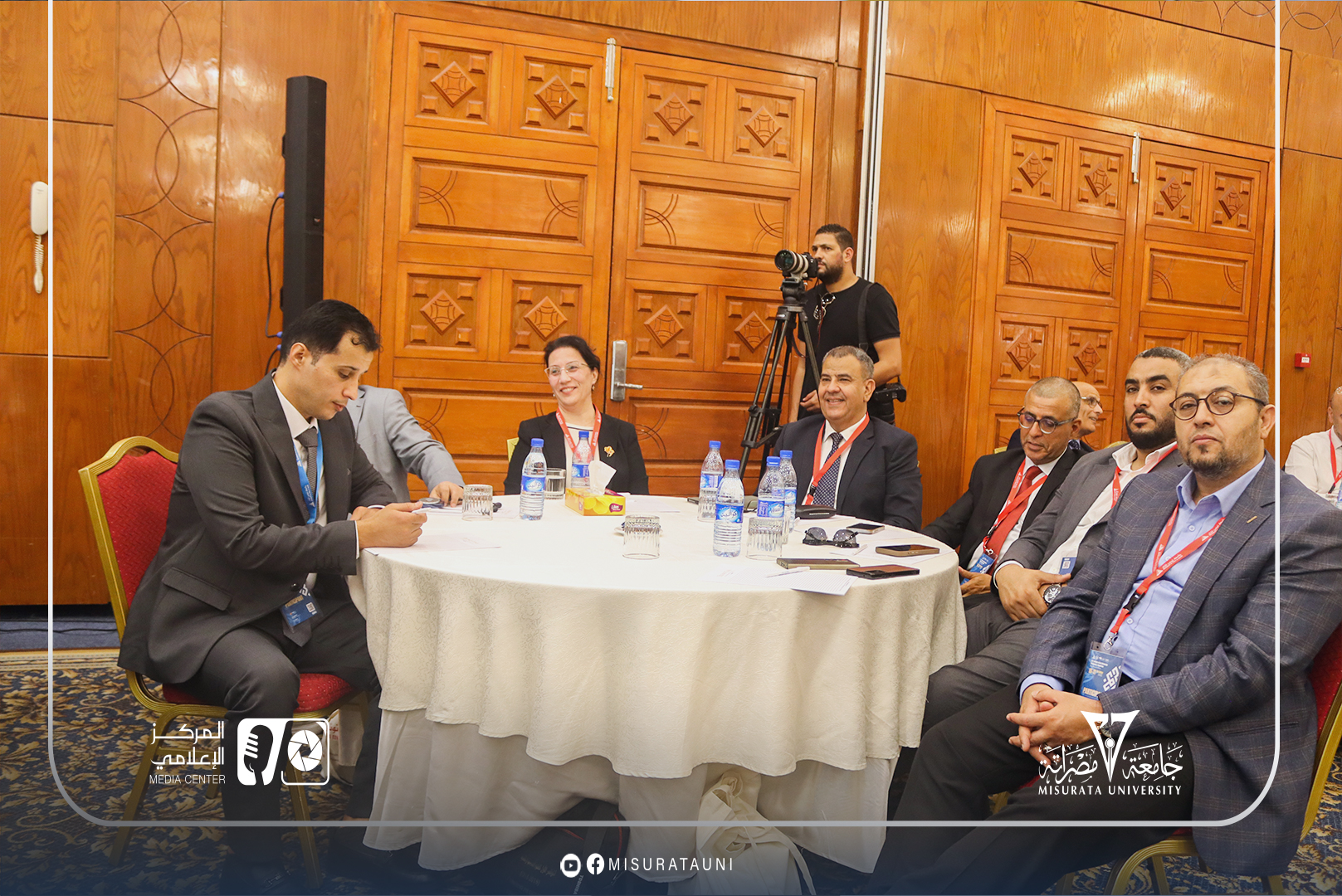جامعة مصراتة تشارك في المؤتمر الخامس لرؤساء الجامعات العربية التركية بتونس