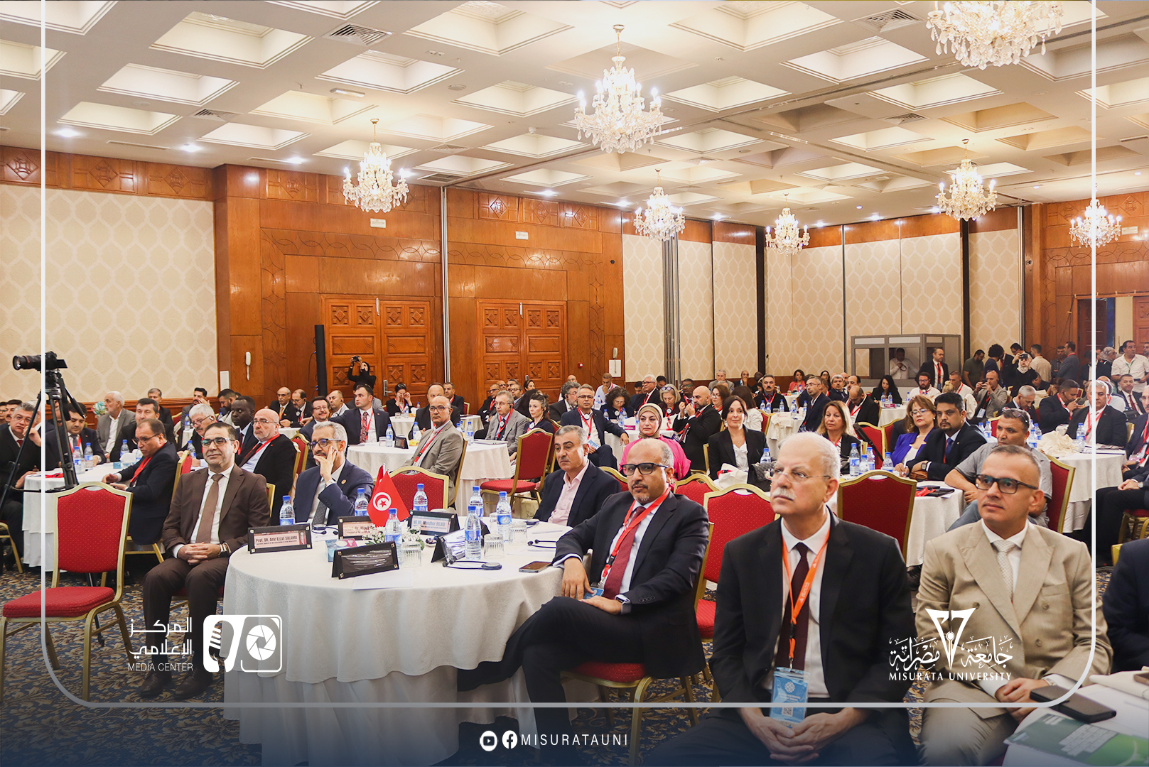 جامعة مصراتة تشارك في المؤتمر الخامس لرؤساء الجامعات العربية التركية بتونس