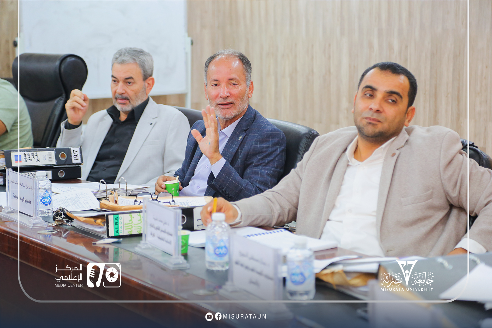 لجنة شؤون أعضاء هيئة التدريس تعقد اجتماعها العادي الرابع بجامعة مصراتة