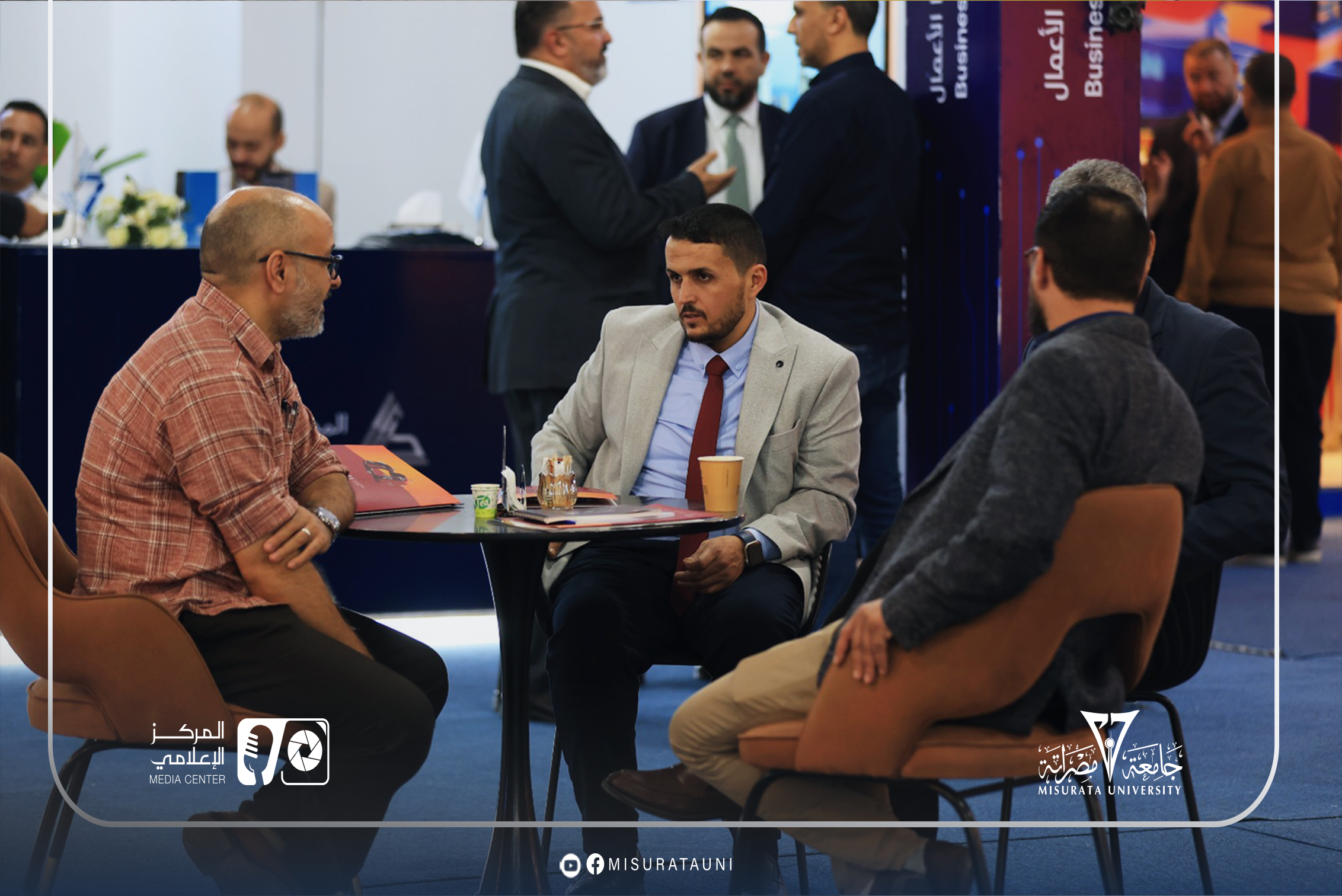 افتتاح المنتدى المصرفي لتكنولوجيا الأعمال بمشاركة فاعلة لجامعة مصراتة