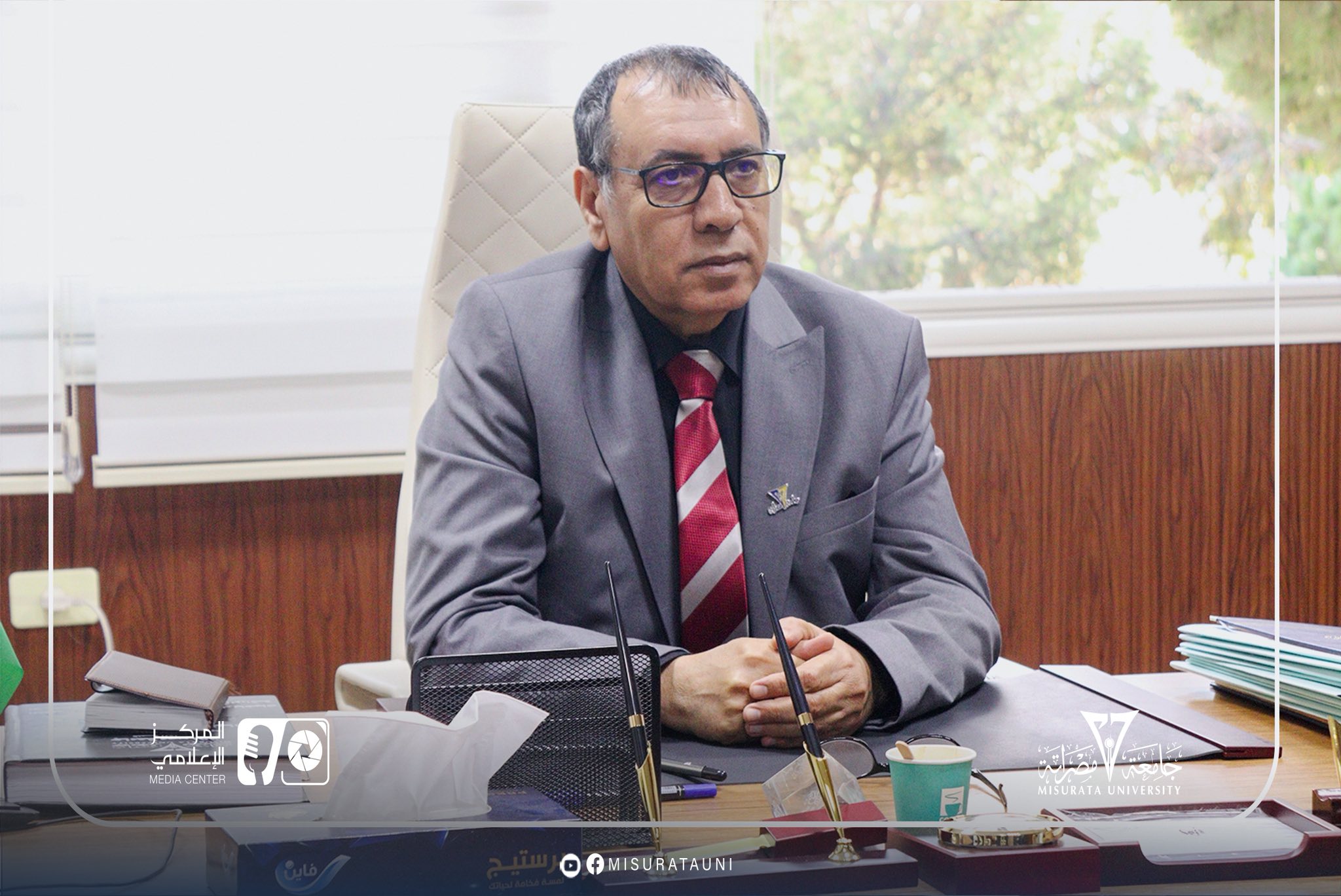 رئيس جامعة مصراتة يزور كلية العلوم ويعتمد نتائج خريجي فصل الربيع 2025م