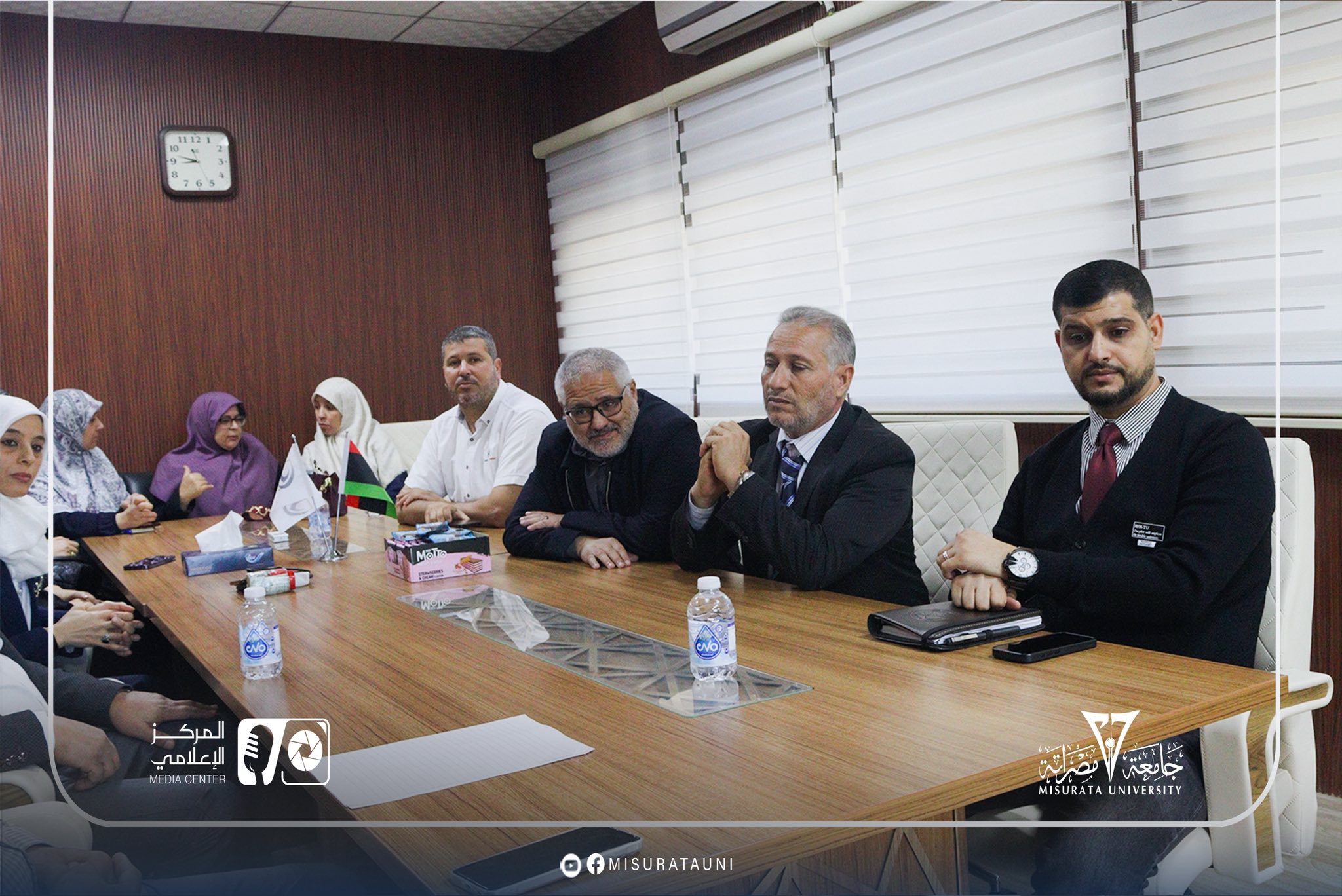 رئيس جامعة مصراتة يزور كلية العلوم ويعتمد نتائج خريجي فصل الربيع 2025م