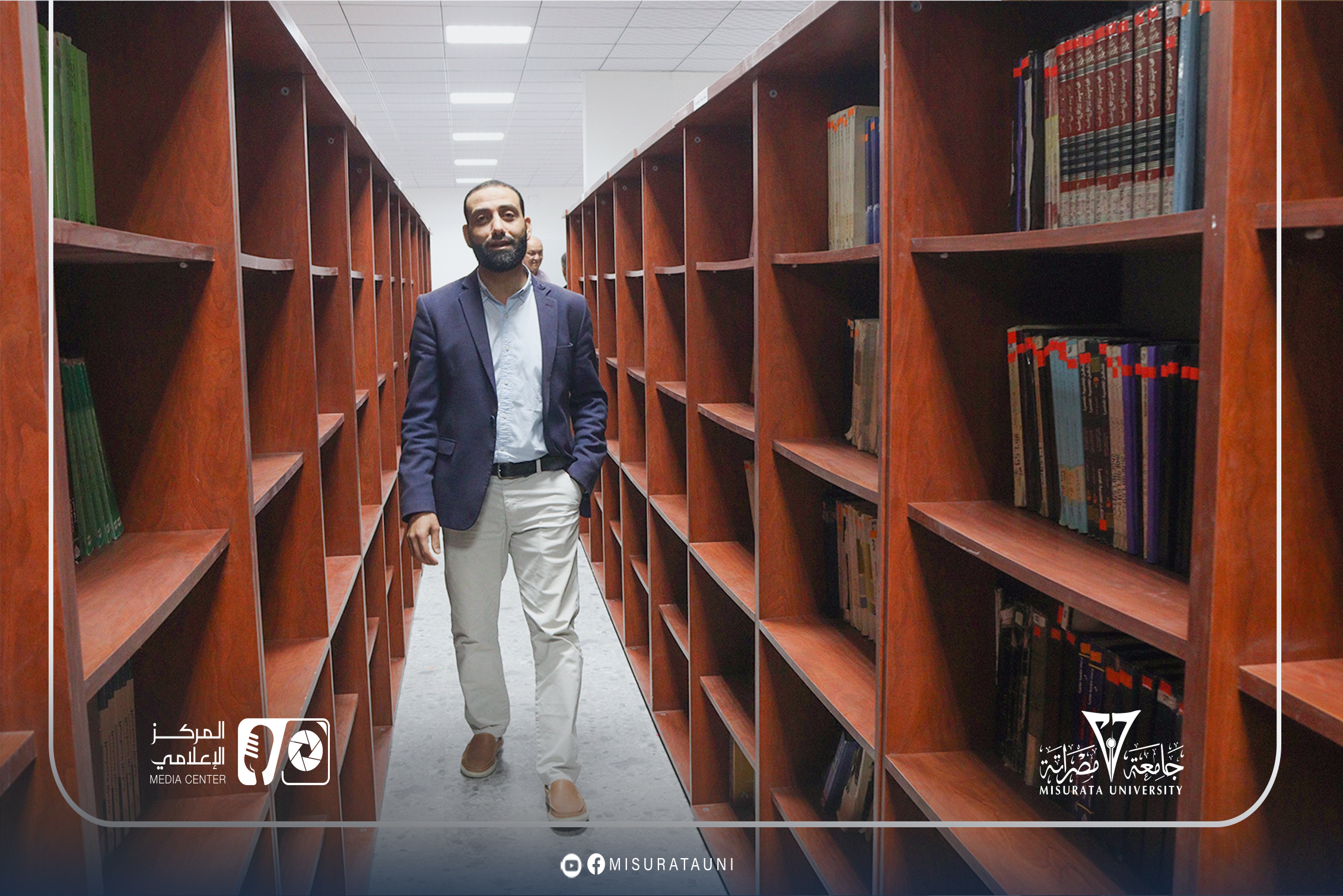 رئاسة جامعة مصراتة تجري جولة تفقدية لكلية الاقتصاد والعلوم السياسية