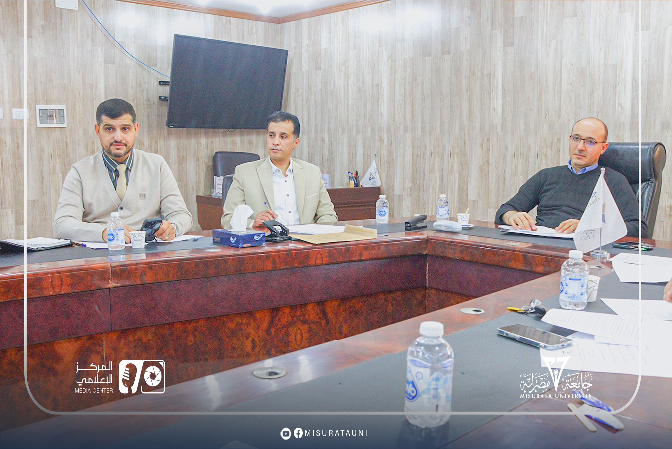 The International Ranking Follow-up Committee at Misrata University holds its first meeting
                     width=