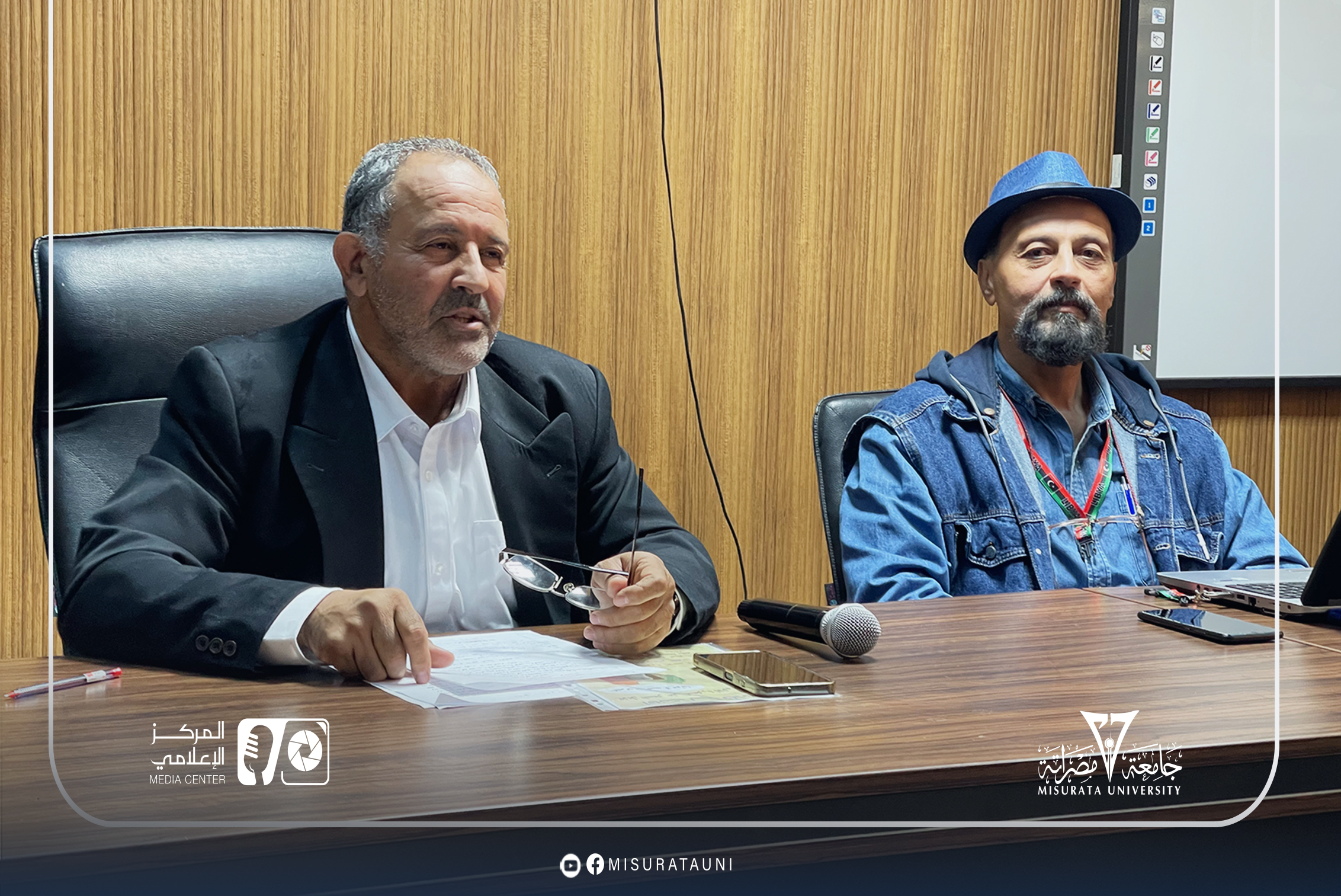 جامعة مصراتة – كلية الآداب تنظّم محاضرة بعنوان “أسطورة أقاليم ليبيا الثلاث”