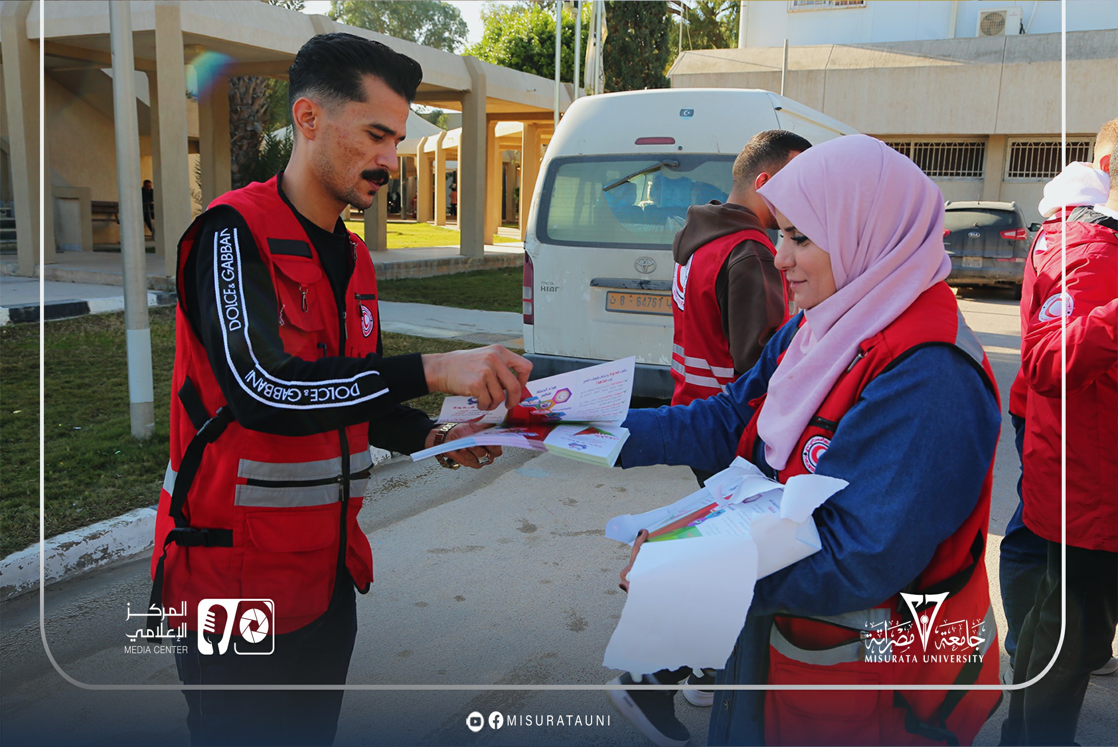 انطلاق فعاليات حملة قدوة التوعوية في كليات جامعة مصراتة