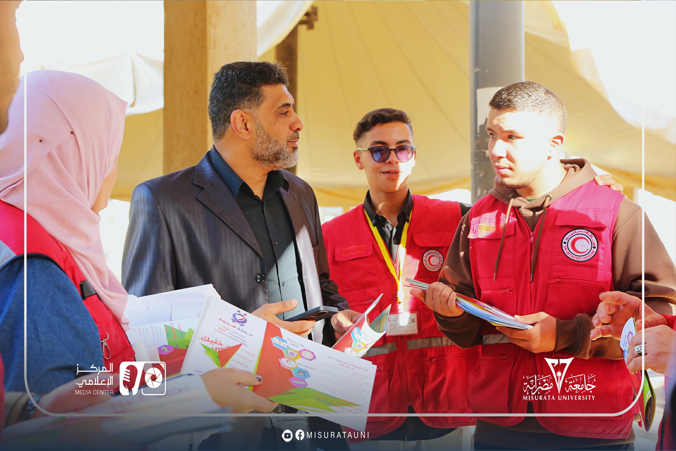 انطلاق فعاليات حملة قدوة التوعوية في كليات جامعة مصراتة