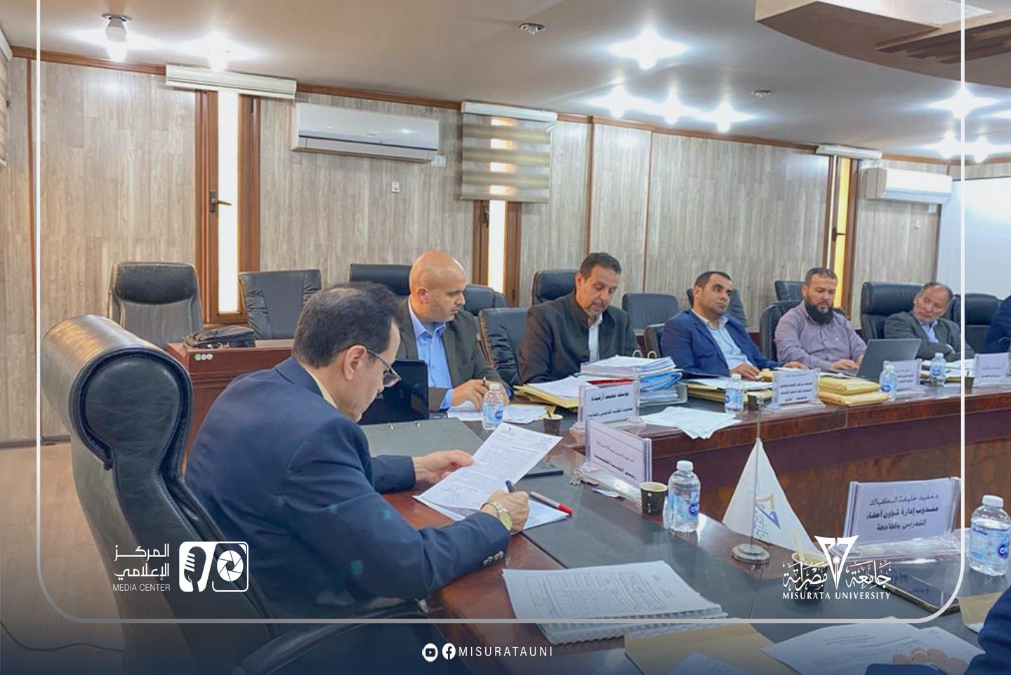The Faculty Affairs Committee at Misrata University holds its tenth regular meeting
                     width=