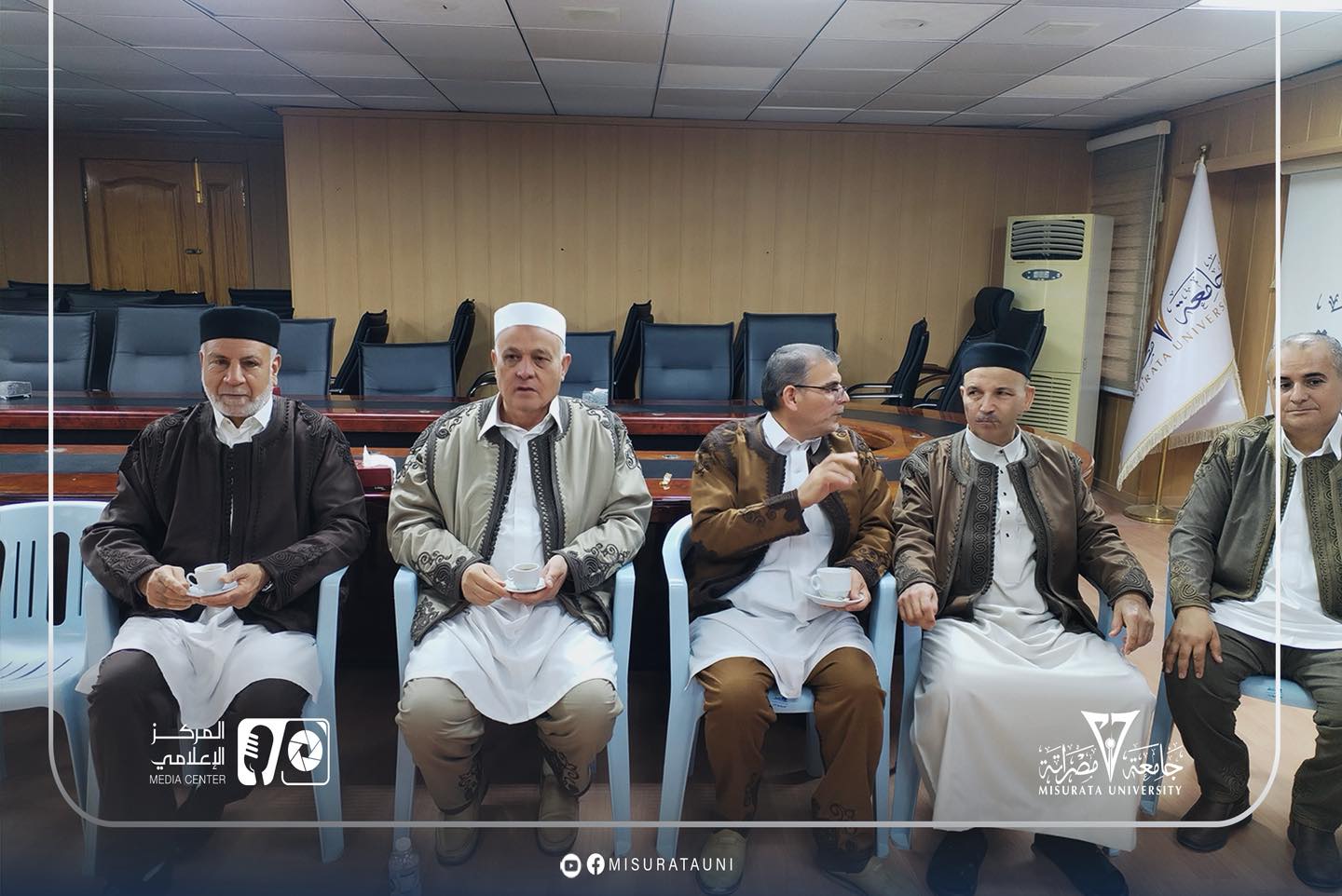 حفل معايدة بجامعة مصراتة بمناسبة عيد الفطر