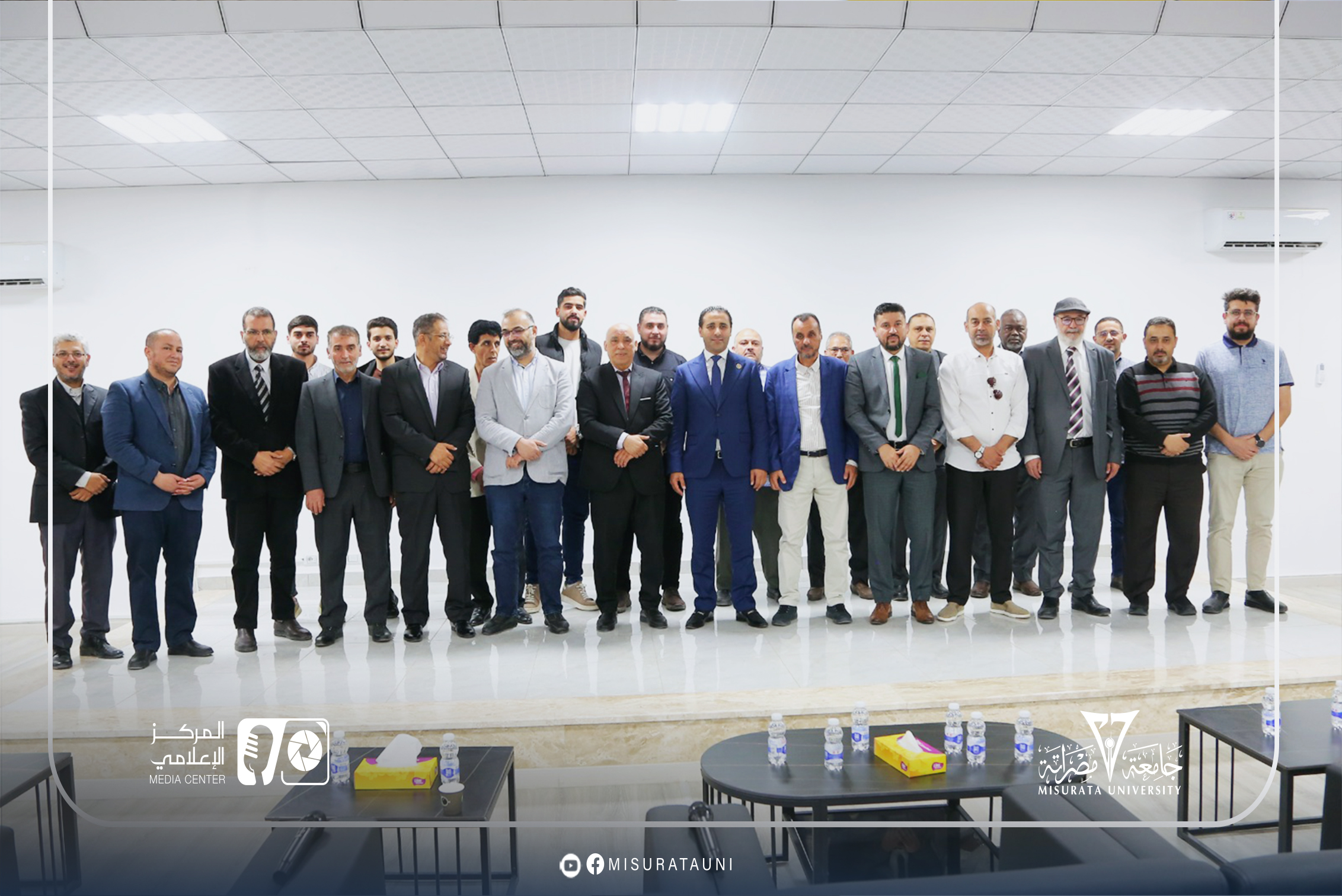 The Minister of State for Digital Economy and Artificial Intelligence visits Misrata University
width=