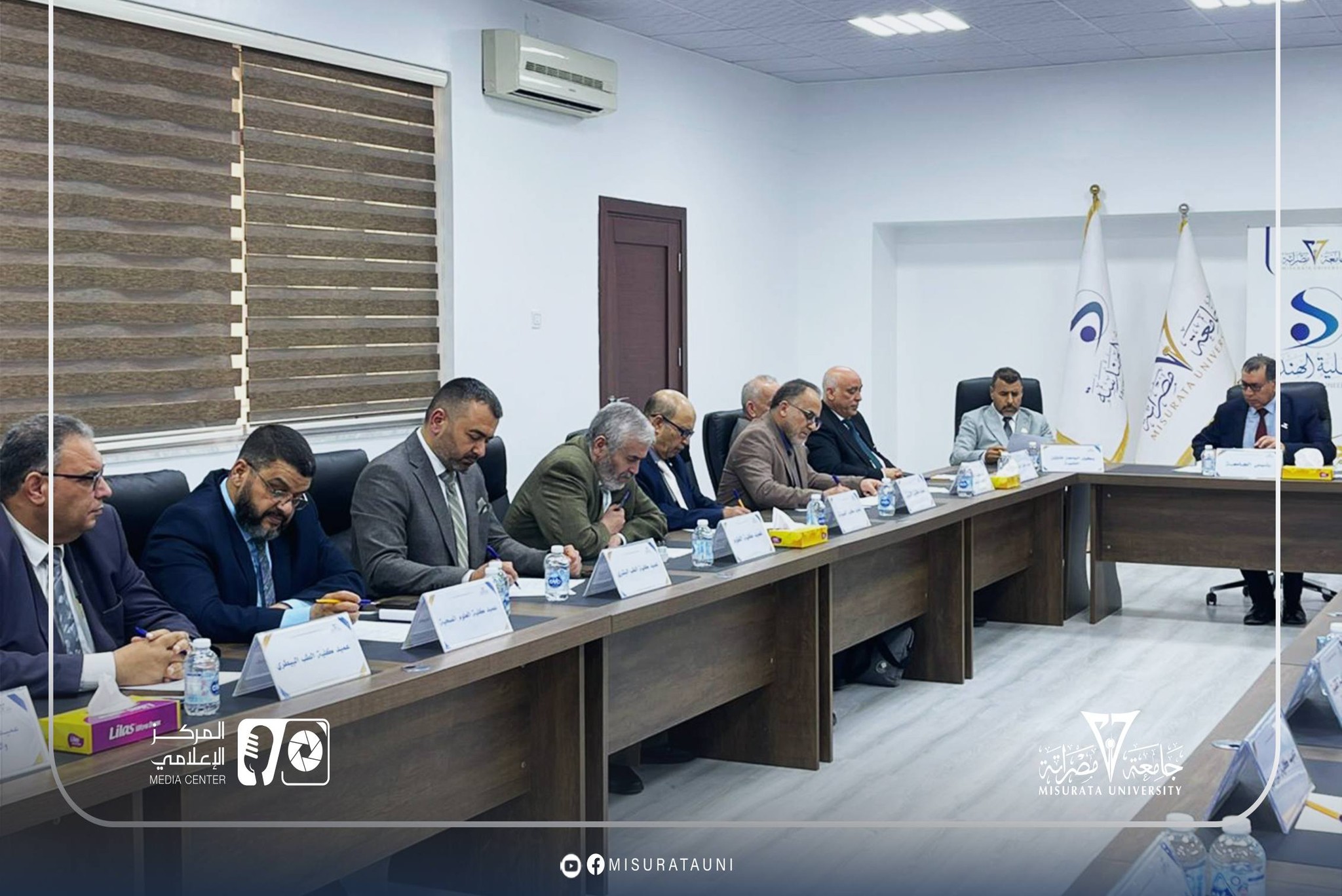 مجلس جامعة مصراتة يعقد اجتماعه العادي الثالث للعام 2026