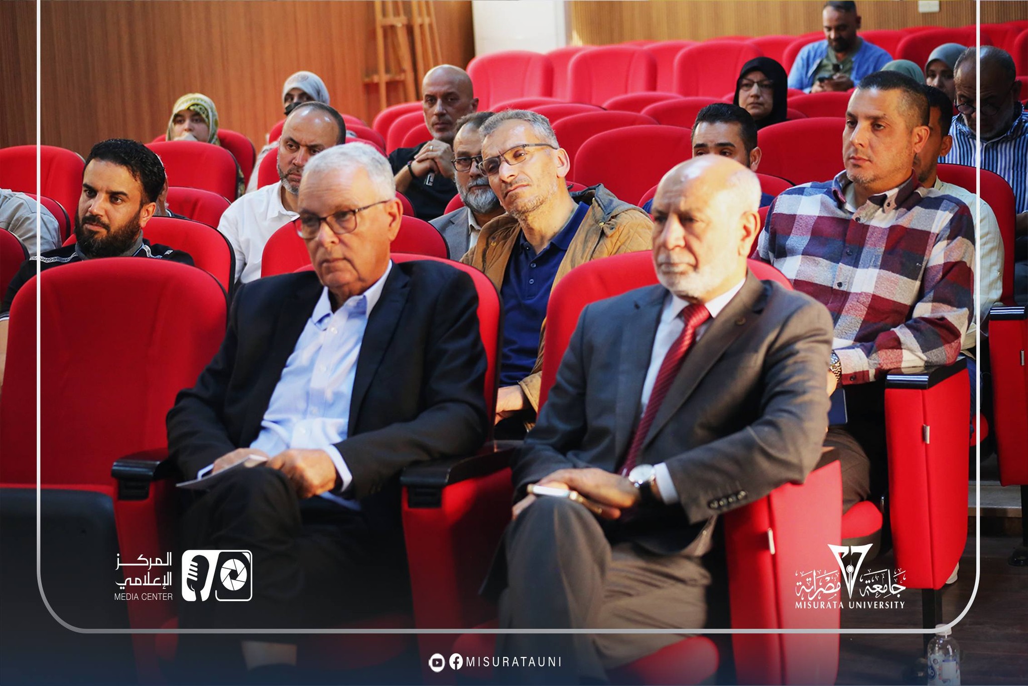 انطلاق الموسم الثقافي بكلية الآداب بجامعة مصراتة بمحاضرة حول الشيخ أحمد أبومزيريق