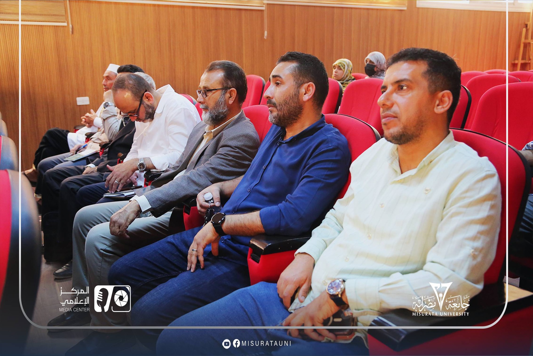 انطلاق الموسم الثقافي بكلية الآداب بجامعة مصراتة بمحاضرة حول الشيخ أحمد أبومزيريق