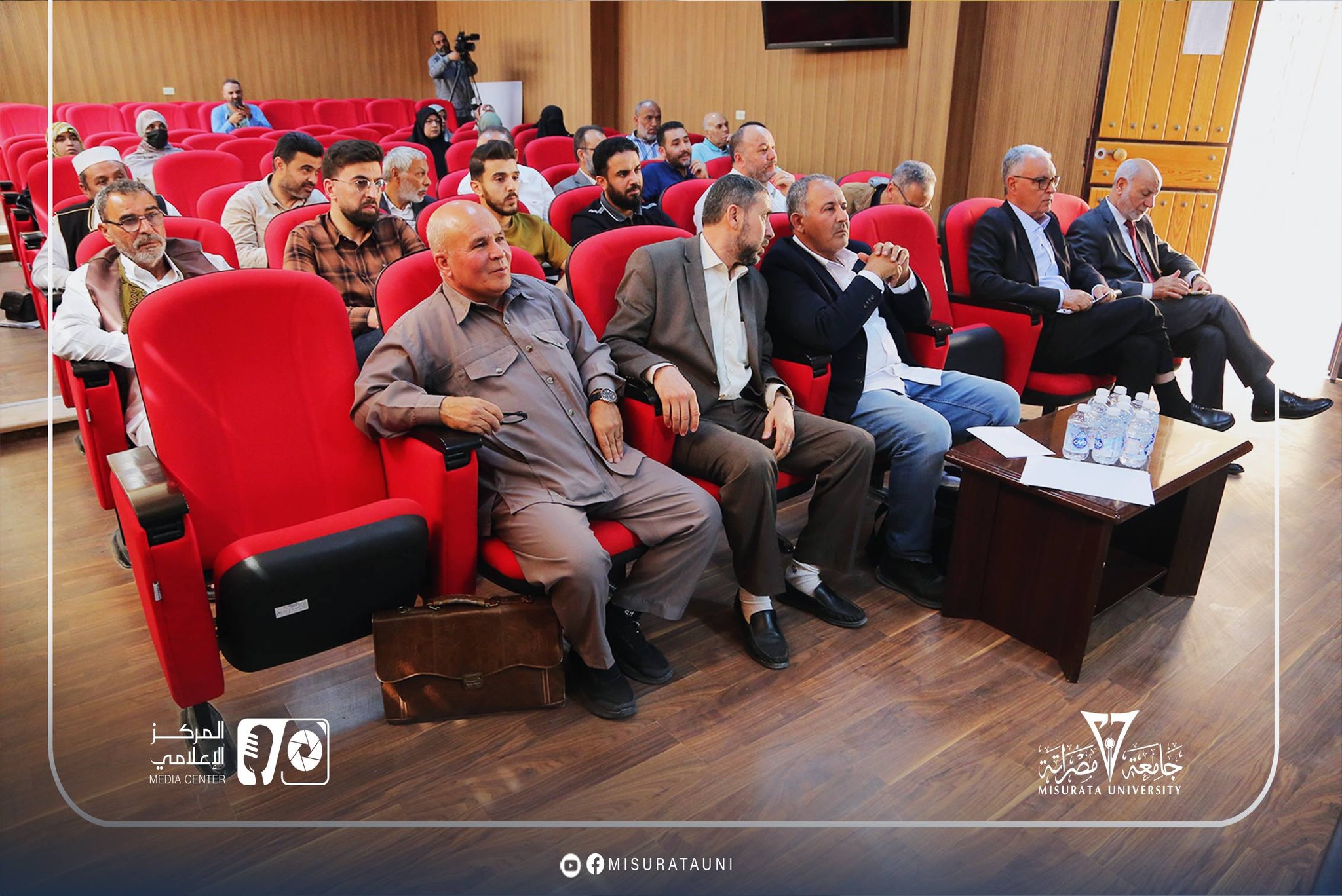 انطلاق الموسم الثقافي بكلية الآداب بجامعة مصراتة بمحاضرة حول الشيخ أحمد أبومزيريق