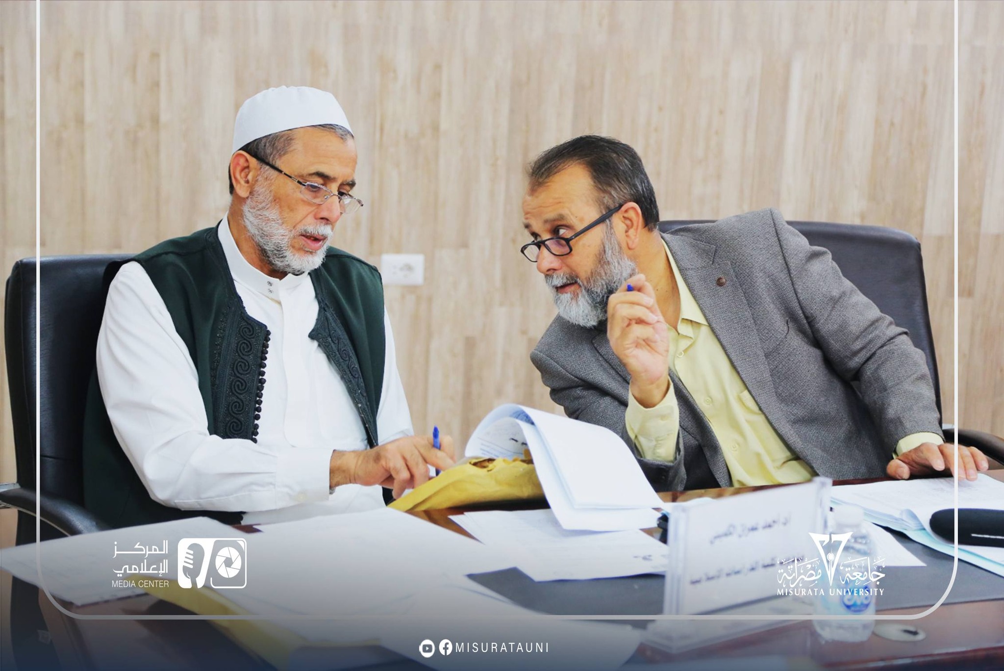 لجنة شؤون أعضاء هيئة التدريس بجامعة مصراتة تعقد اجتماعها العادي الرابع عشر لمناقشة الملفات الأكاديمية والإدارية