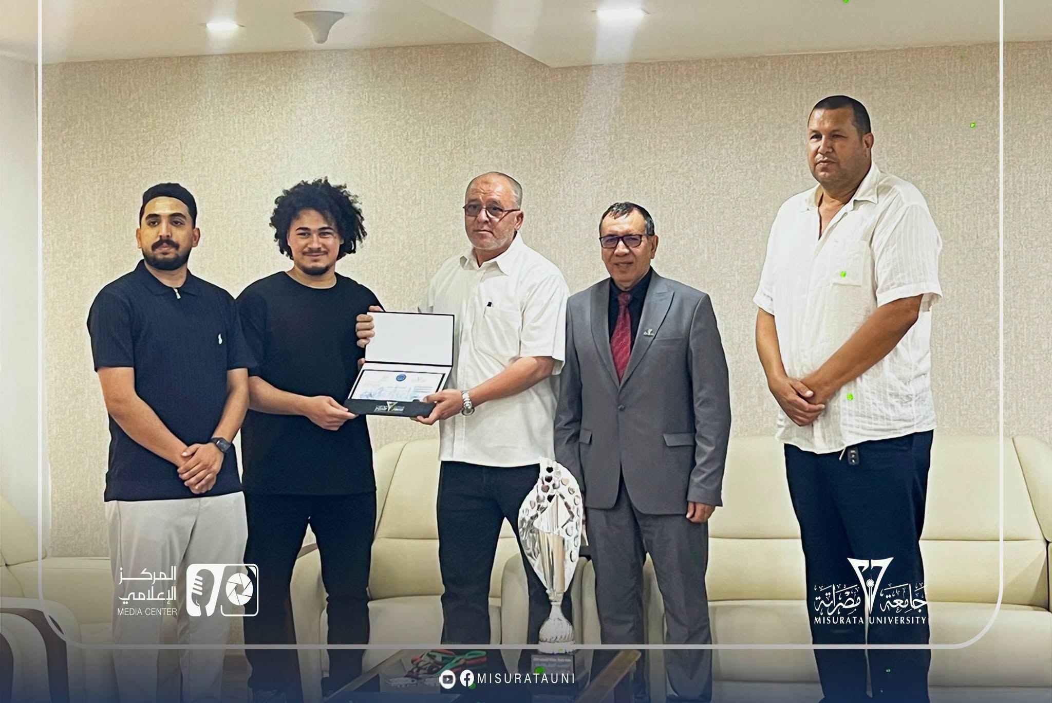 جامعة مصراتة تكرّم الفائزين ببطولة “تحدي العقول” للشطرنج