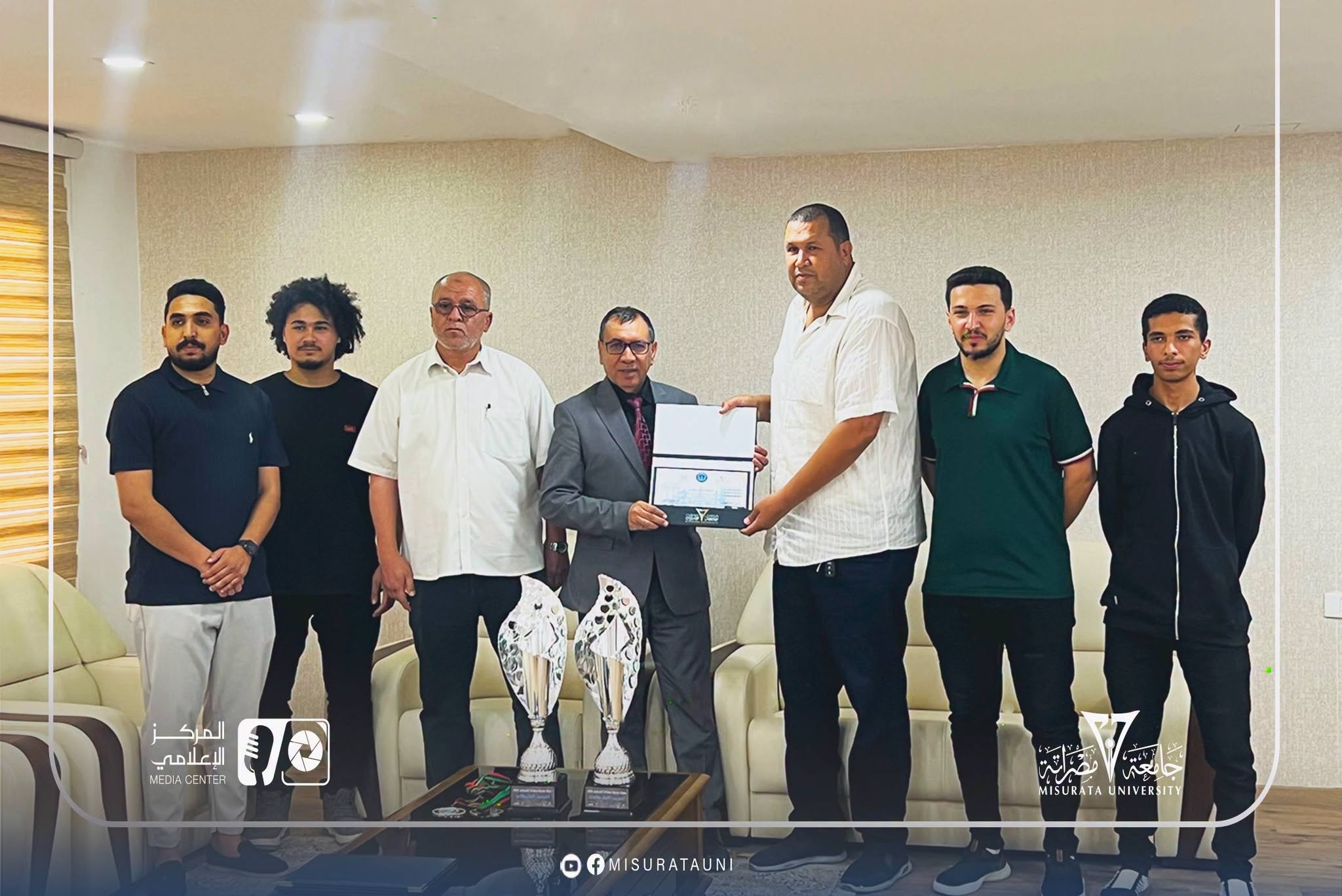 جامعة مصراتة تكرّم الفائزين ببطولة “تحدي العقول” للشطرنج