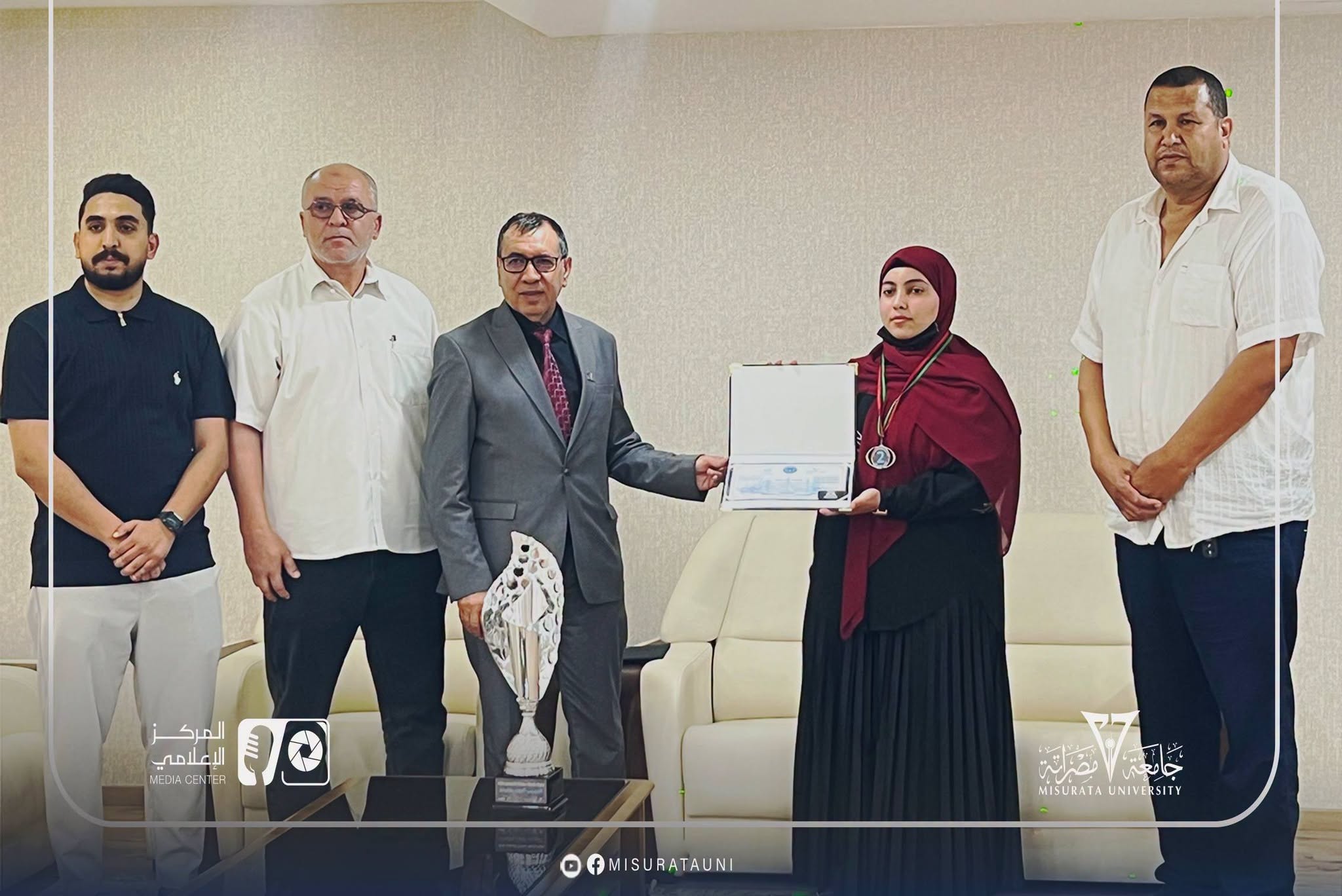 جامعة مصراتة تكرّم الفائزين ببطولة “تحدي العقول” للشطرنج