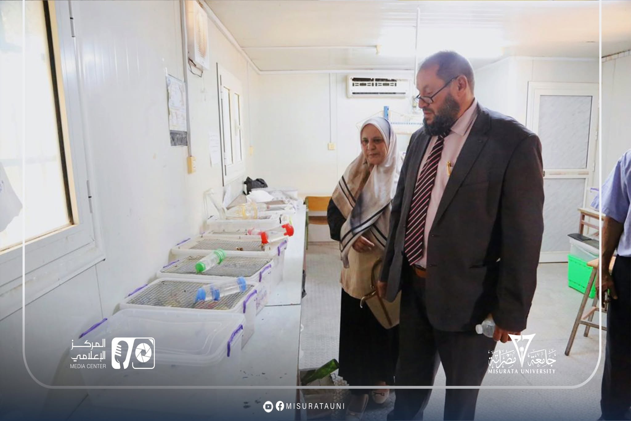 كلية الصيدلة بجامعة مصراتة تستقبل فريق التدقيق من المركز الوطني لضمان جودة واعتماد المؤسسات التعليمية والتدريبية