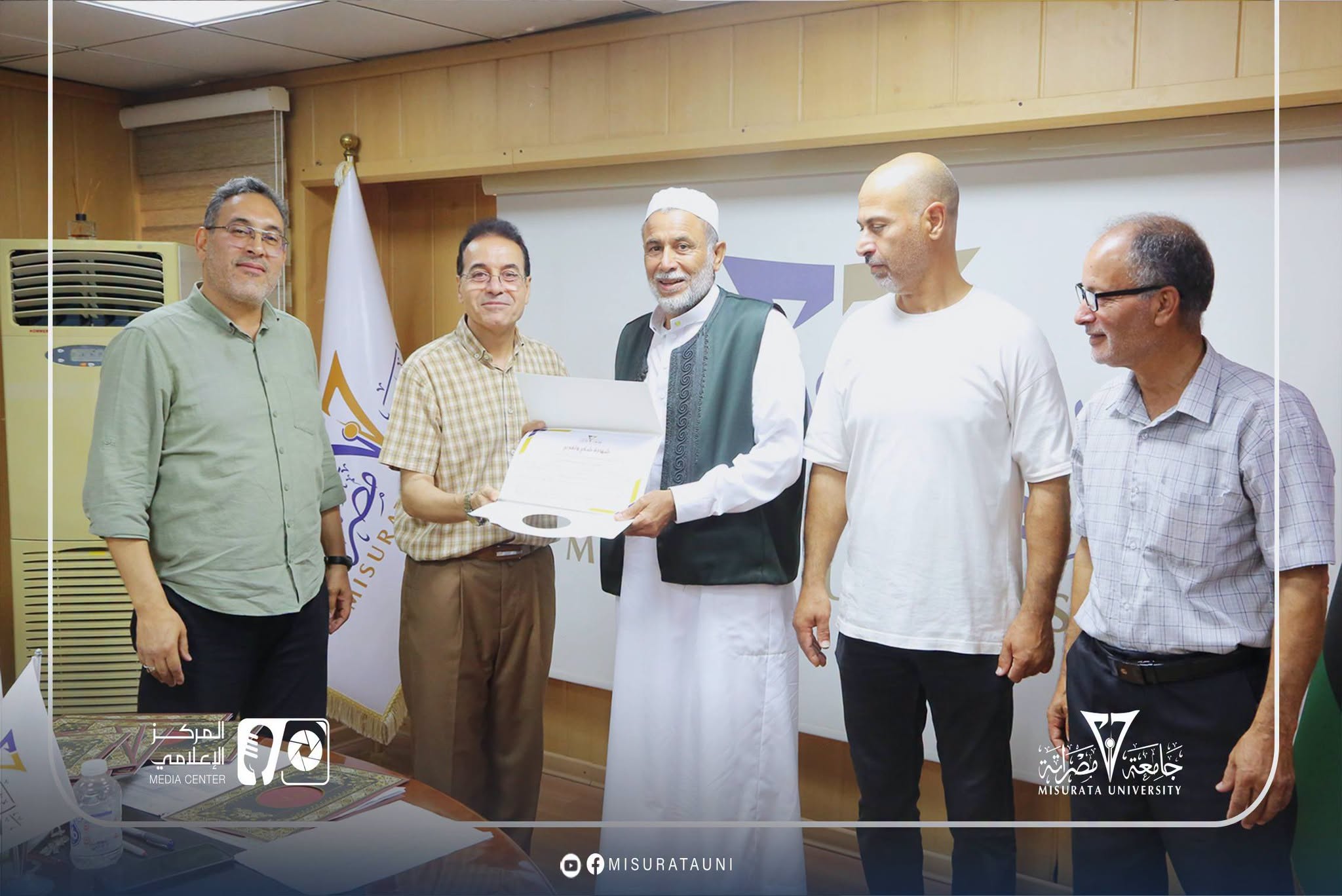 لجنة شؤون أعضاء هيئة التدريس بجامعة مصراتة تختتم أعمالها للعام الجامعي 2025-2026م