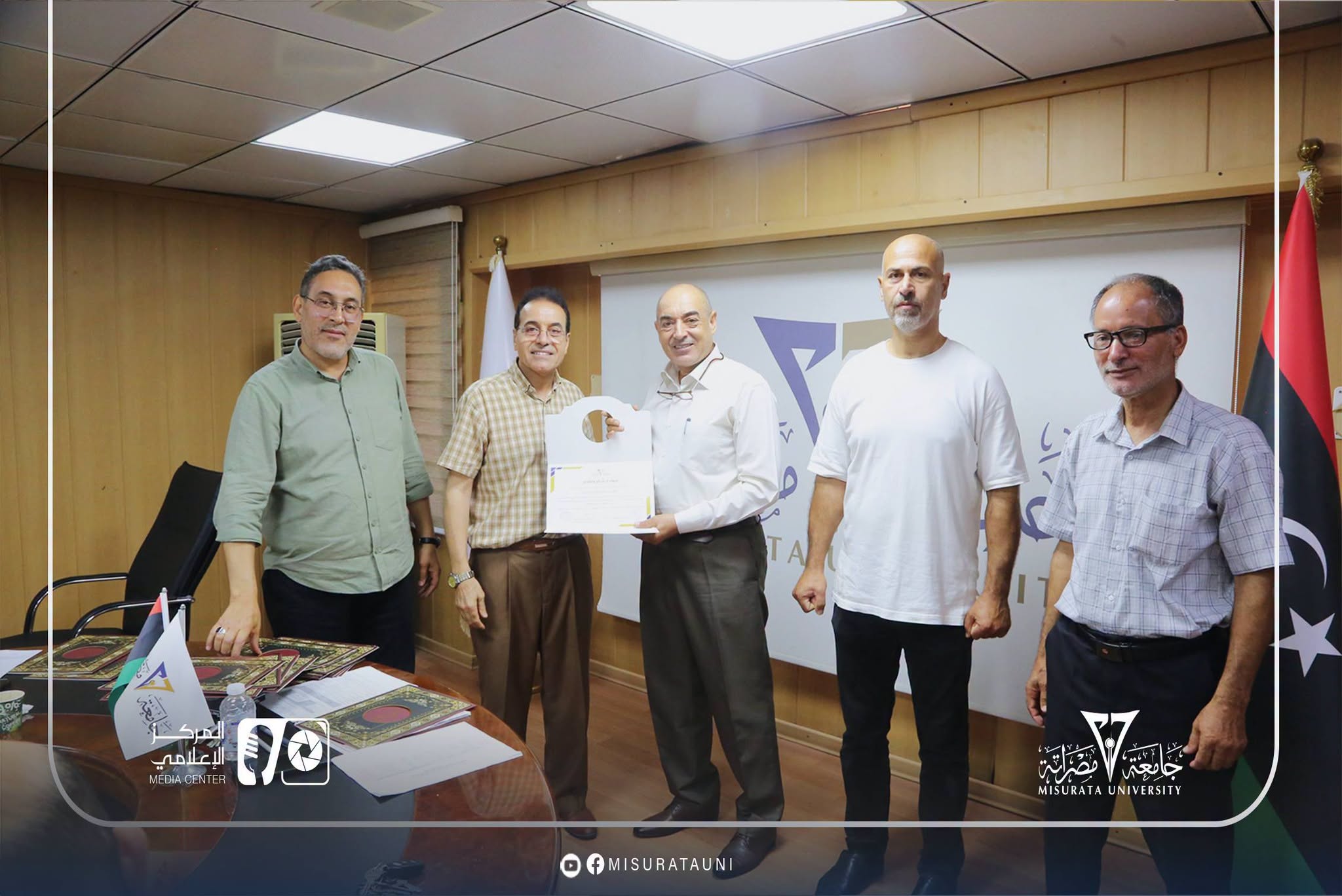 لجنة شؤون أعضاء هيئة التدريس بجامعة مصراتة تختتم أعمالها للعام الجامعي 2025-2026م
