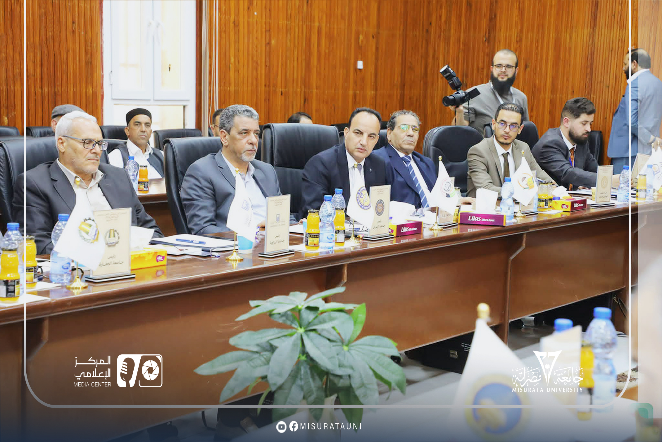 جامعة مصراتة تشارك في أعمال الاجتماع الثاني للمجلس الأعلى للجامعات الليبية